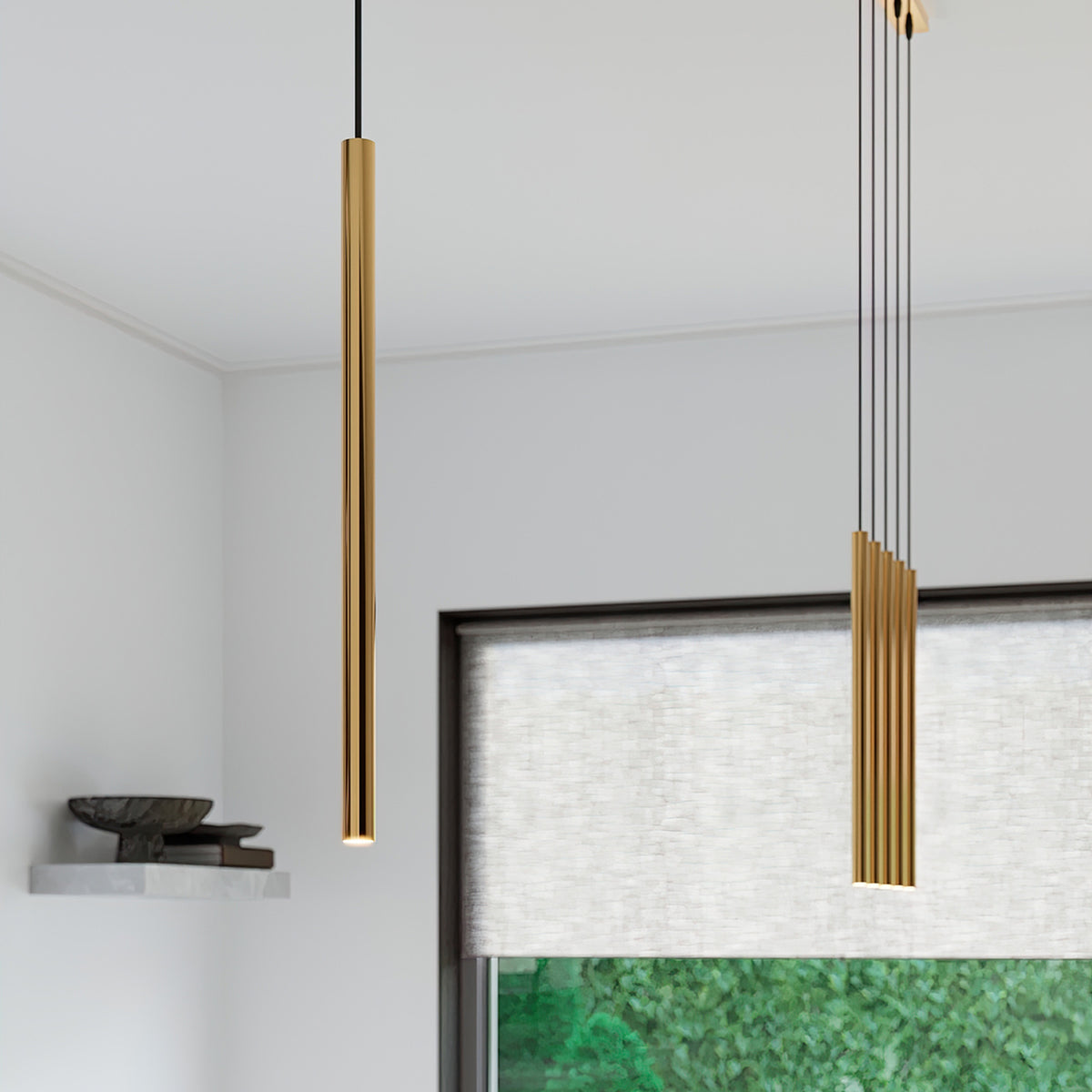 Pendant lamp PASTELO 3L gold