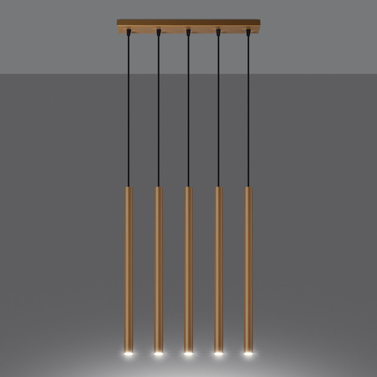 Pendant lamp PASTELO 5L  gold