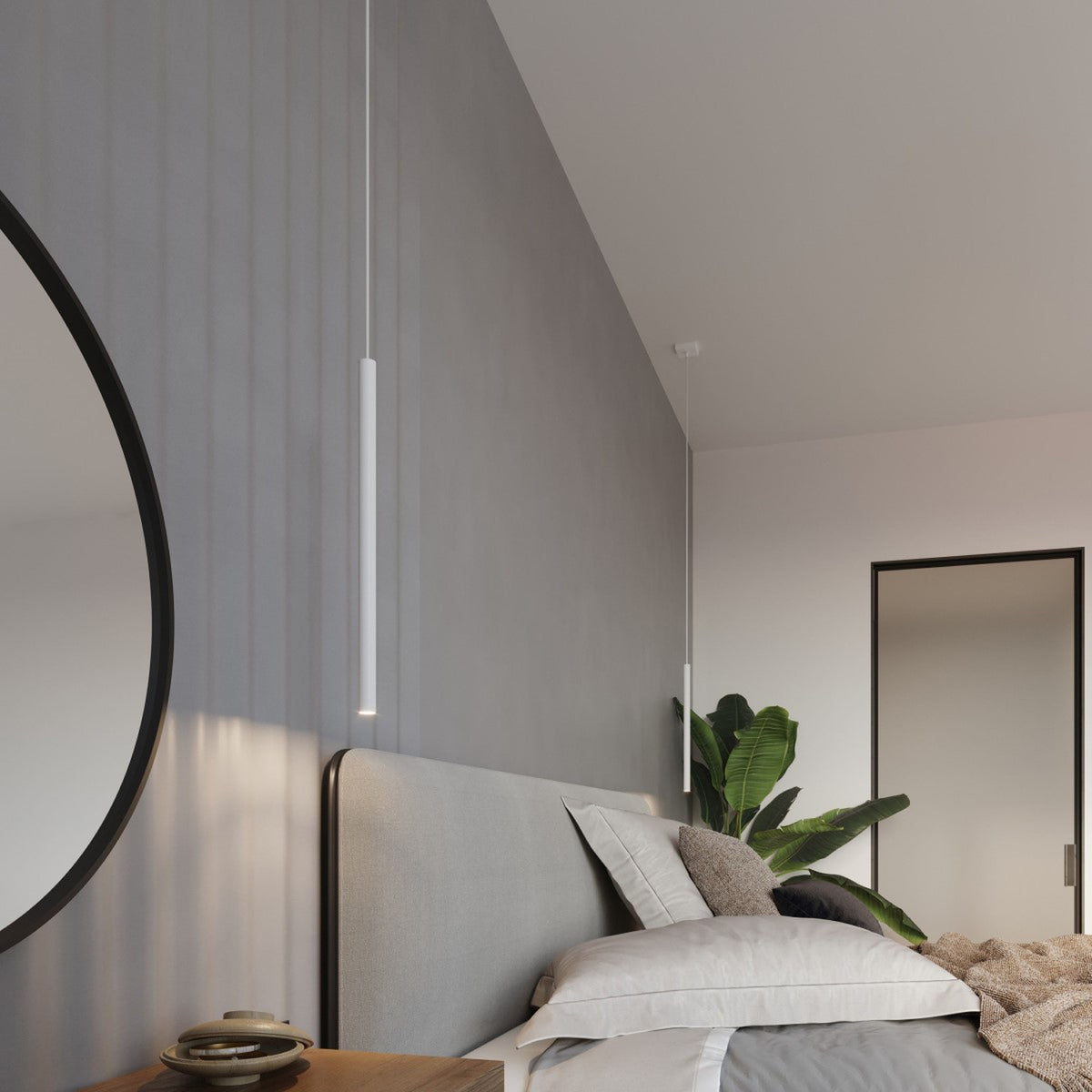 Pendant lamp PASTELO 5P white