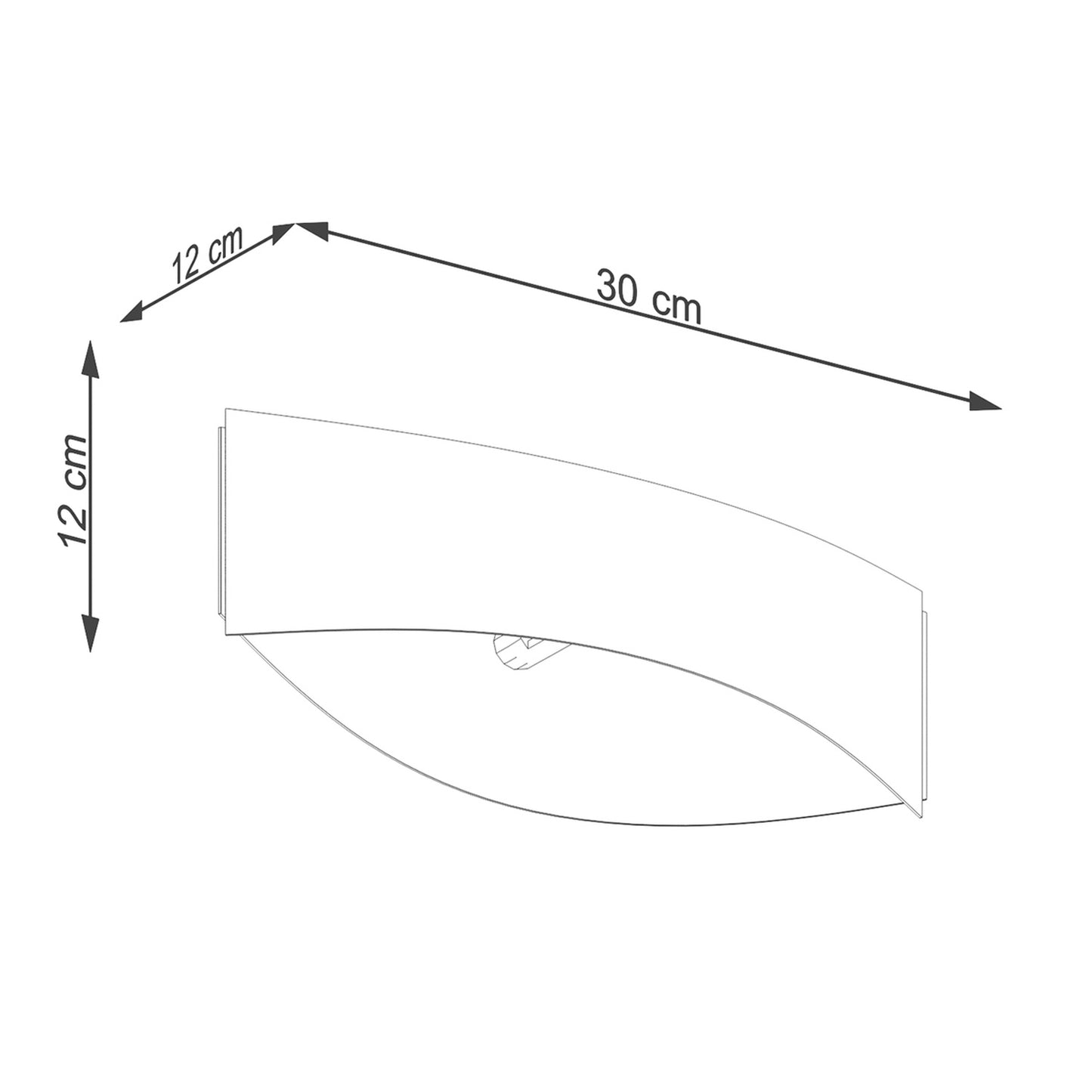 Wall lamp TONI black