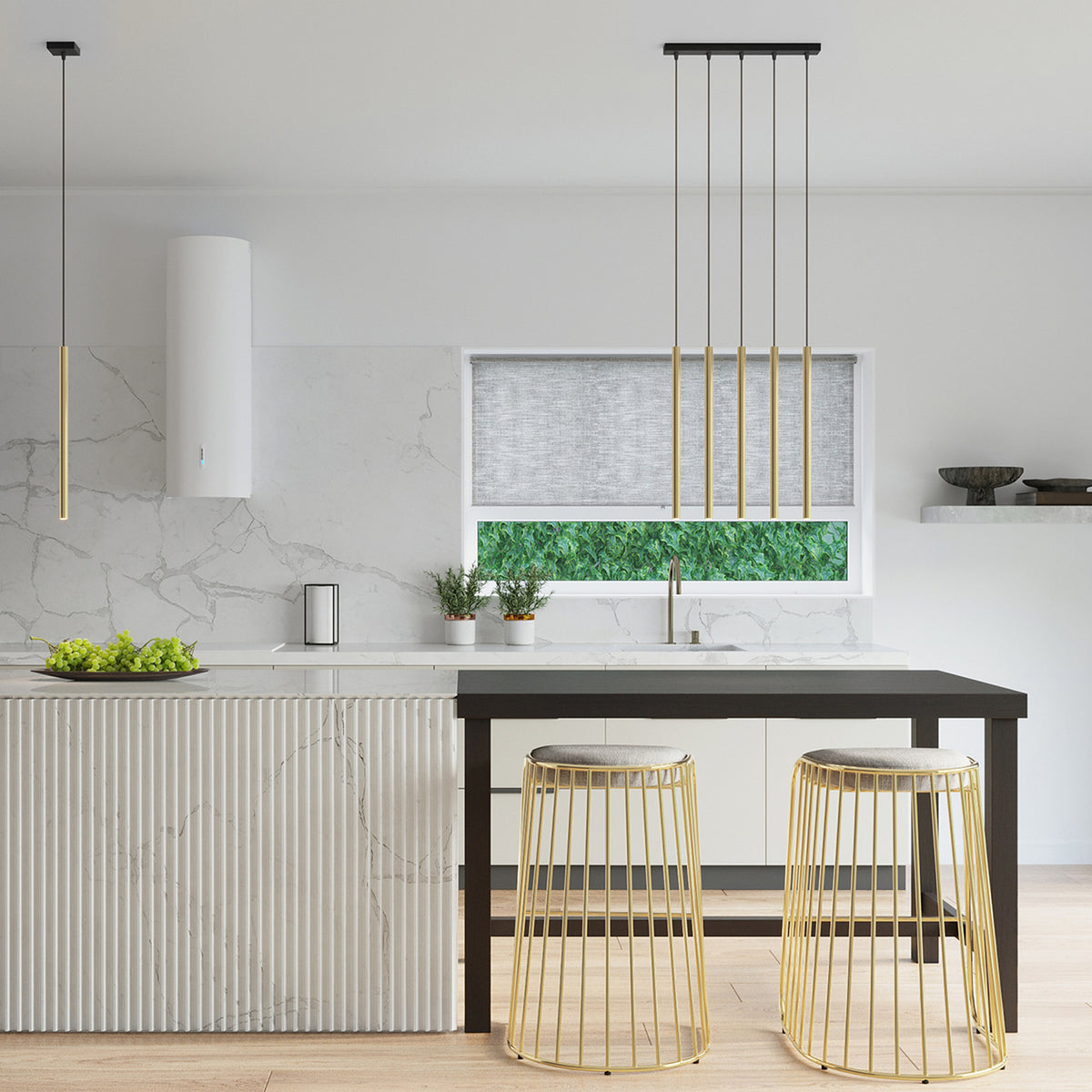Pendant lamp PASTELO 1 polished gold