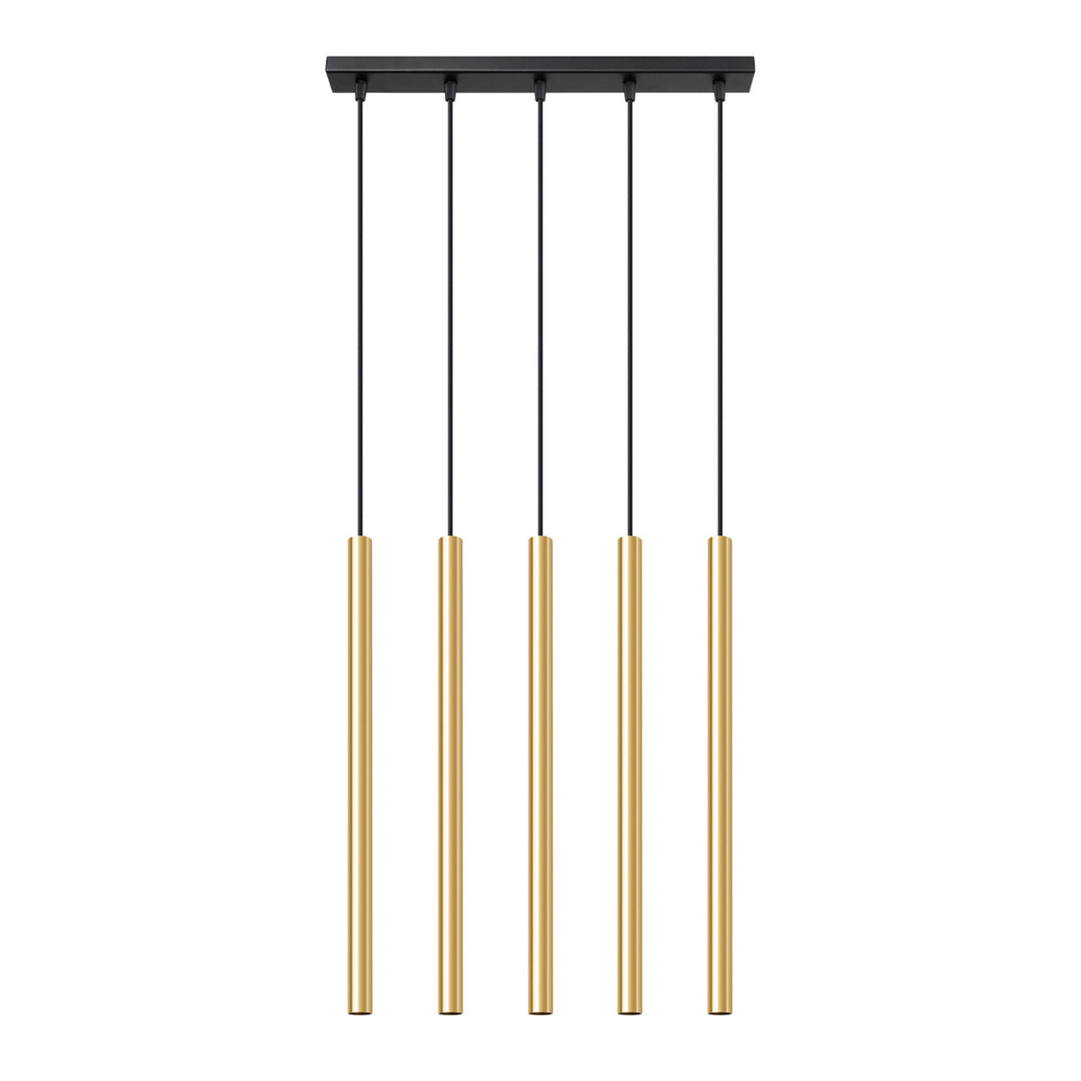 Pendant lamp PASTELO 5L polished gold