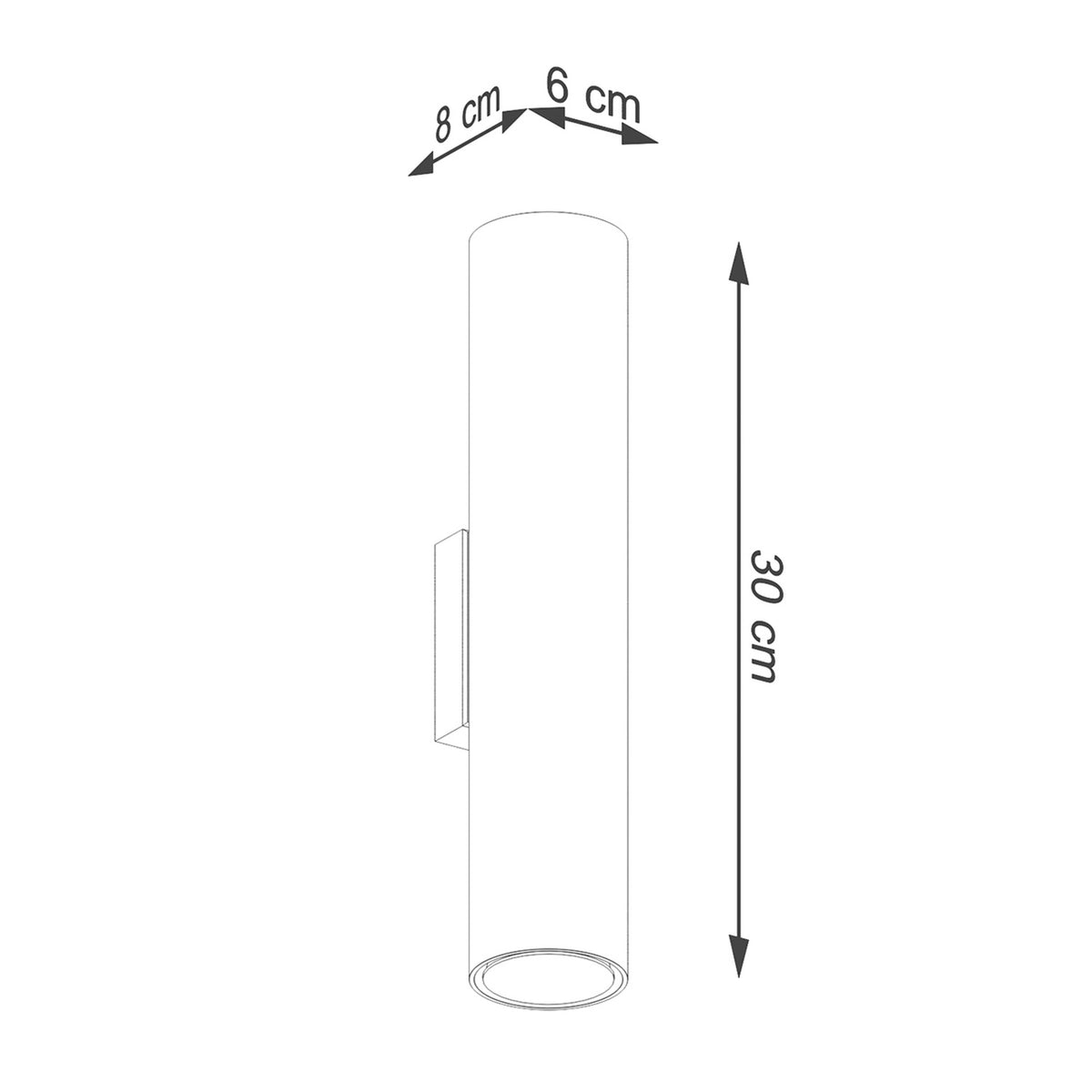 Wall lamp LAGOS 2 polished gold