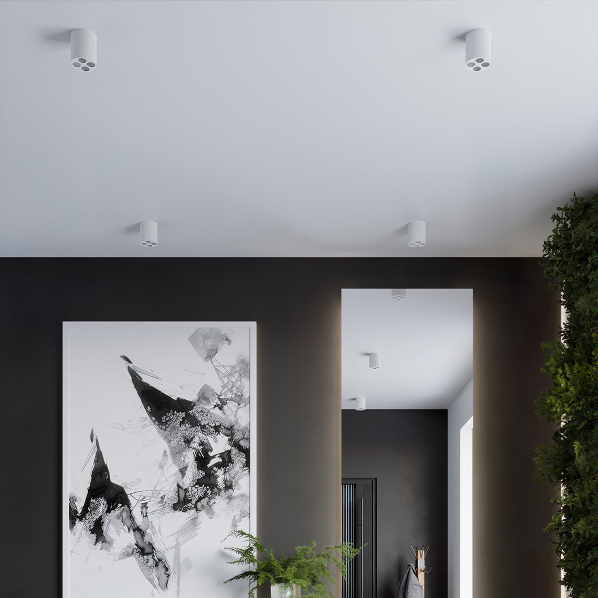 Ceiling lamp ZOE white LED