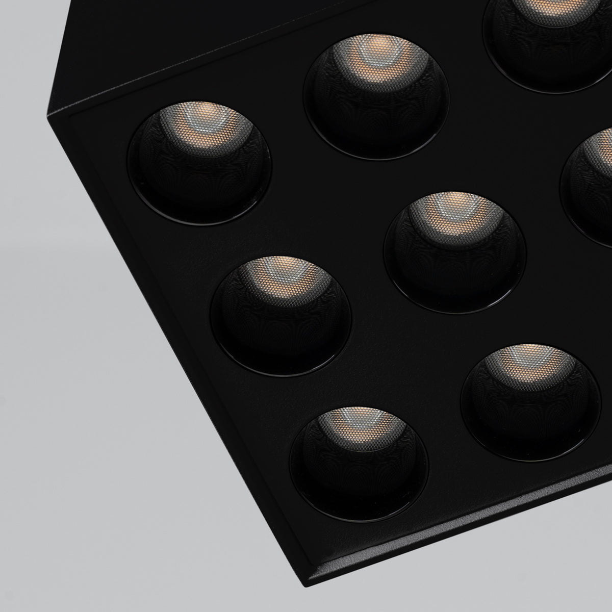 Ceiling lamp OZZY black LED
