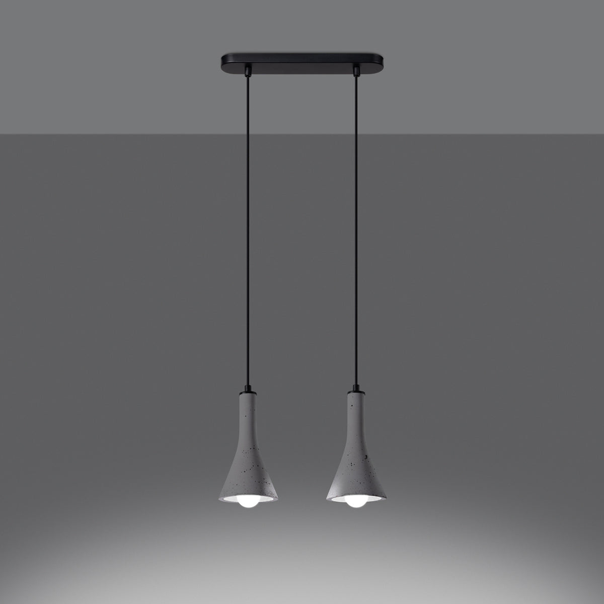 Pendant lamp REA 2 concrete