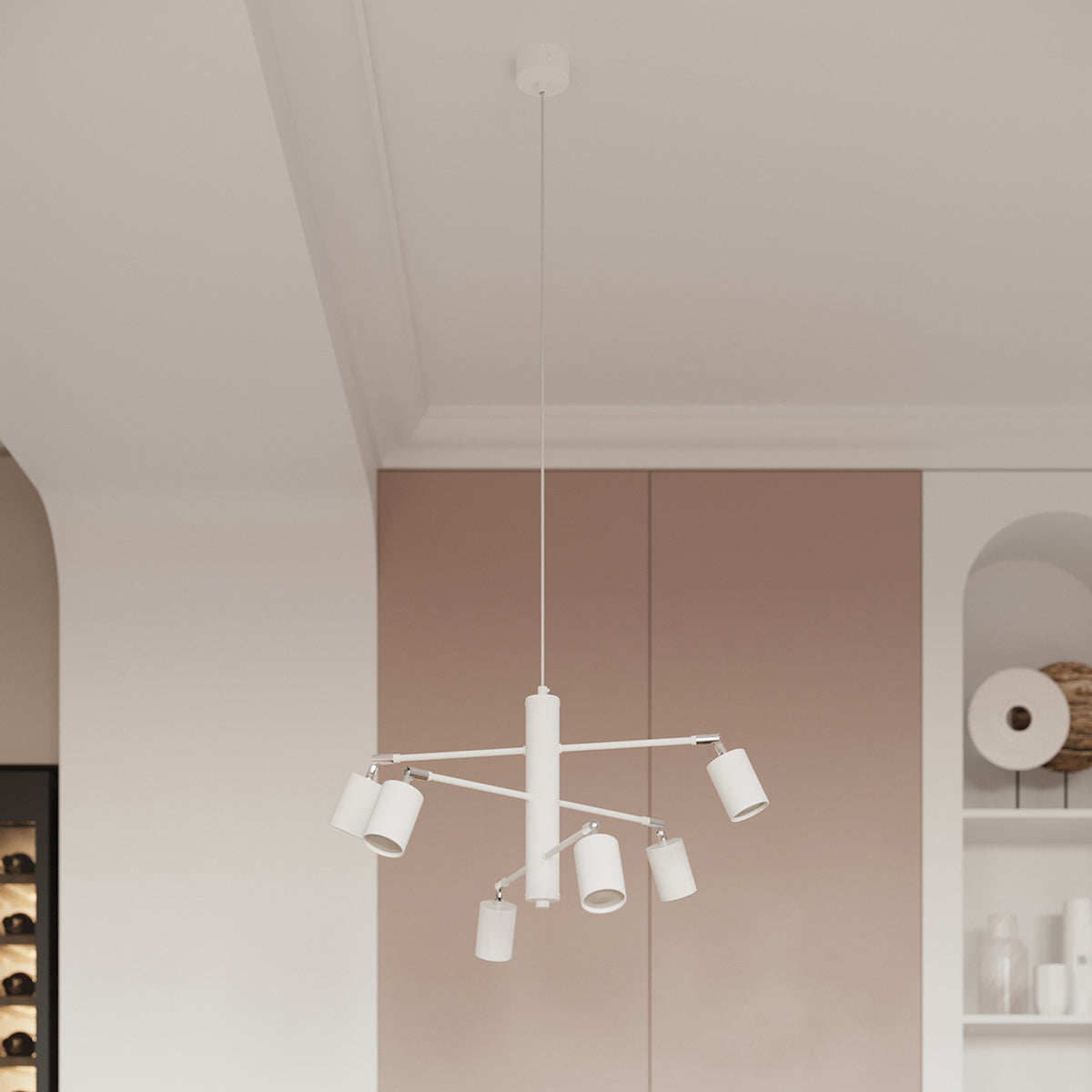 Ceiling lamp LEMMI 6L white
