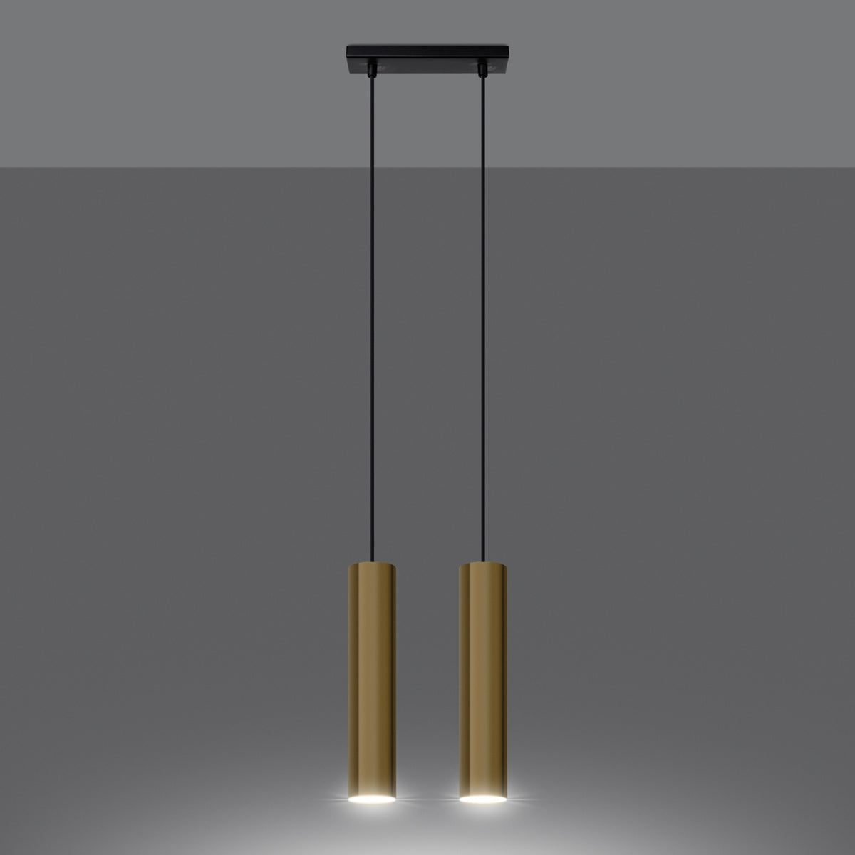 Pendant lamp LAGOS 2 polished gold
