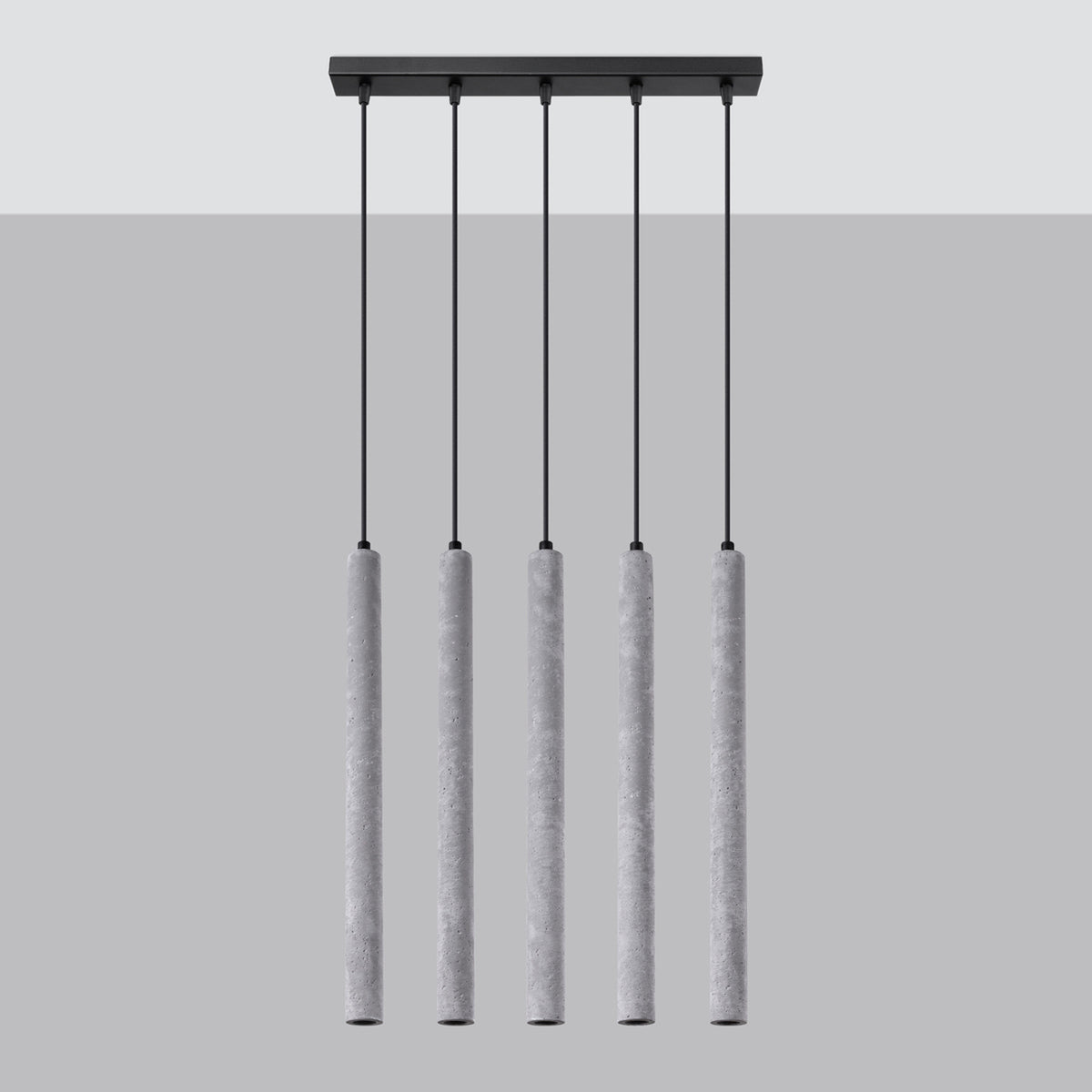 Pendant lamp PASTELO 5L concrete