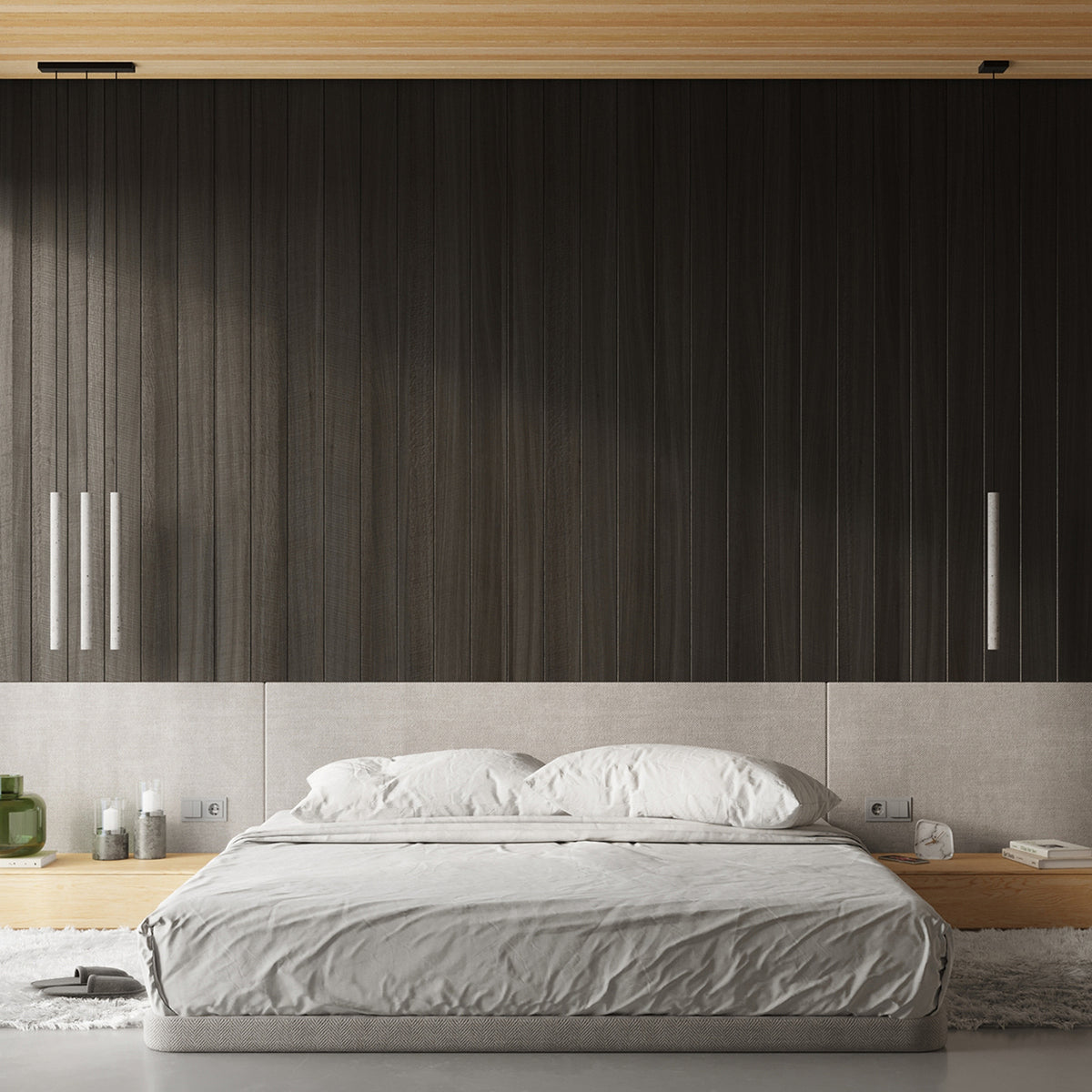 Pendant lamp PASTELO 5P concrete
