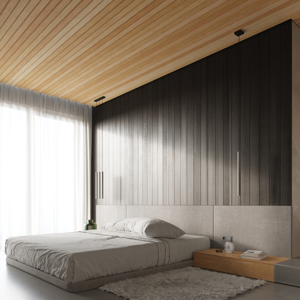 Pendant lamp PASTELO 5P concrete