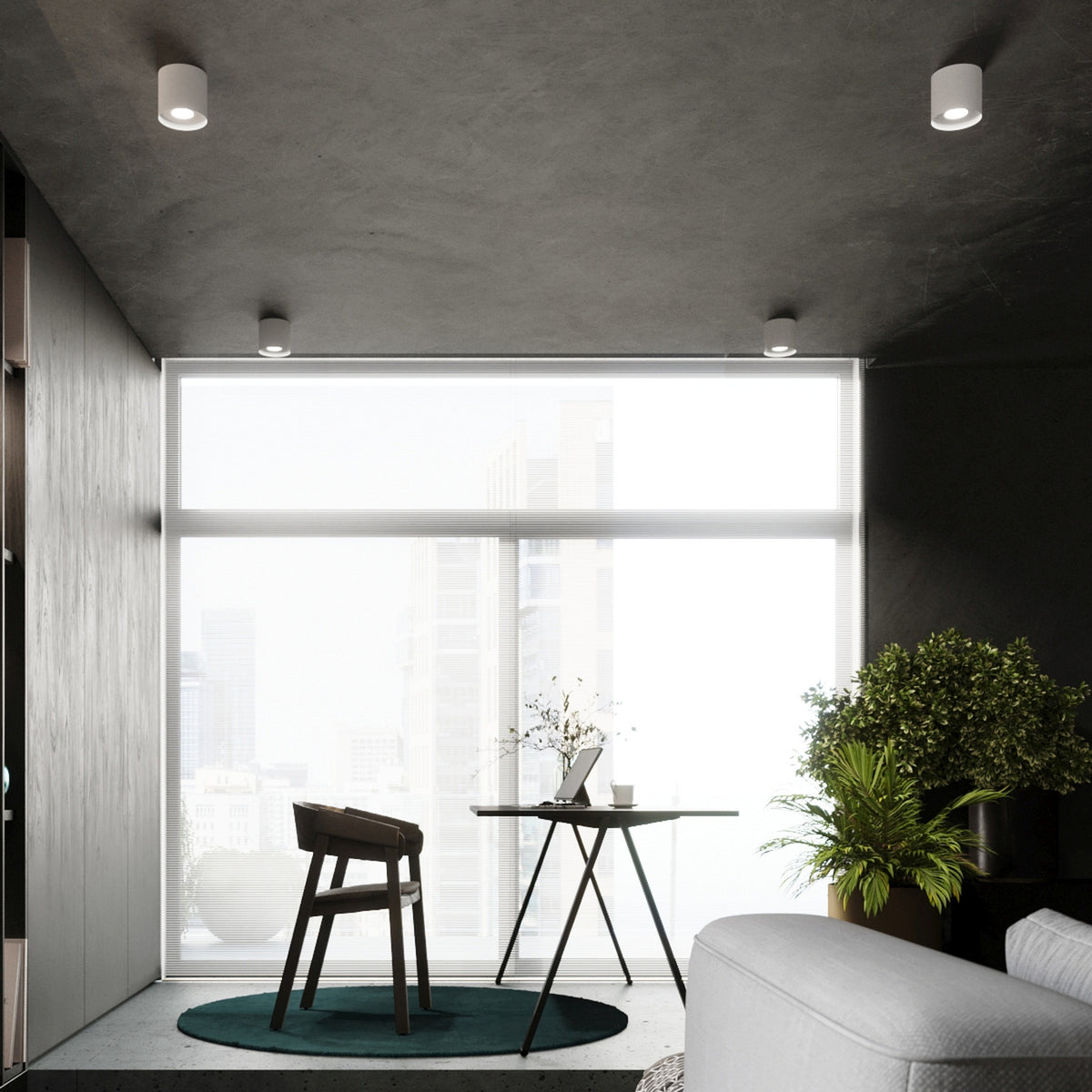 Ceiling lamp MIKA white