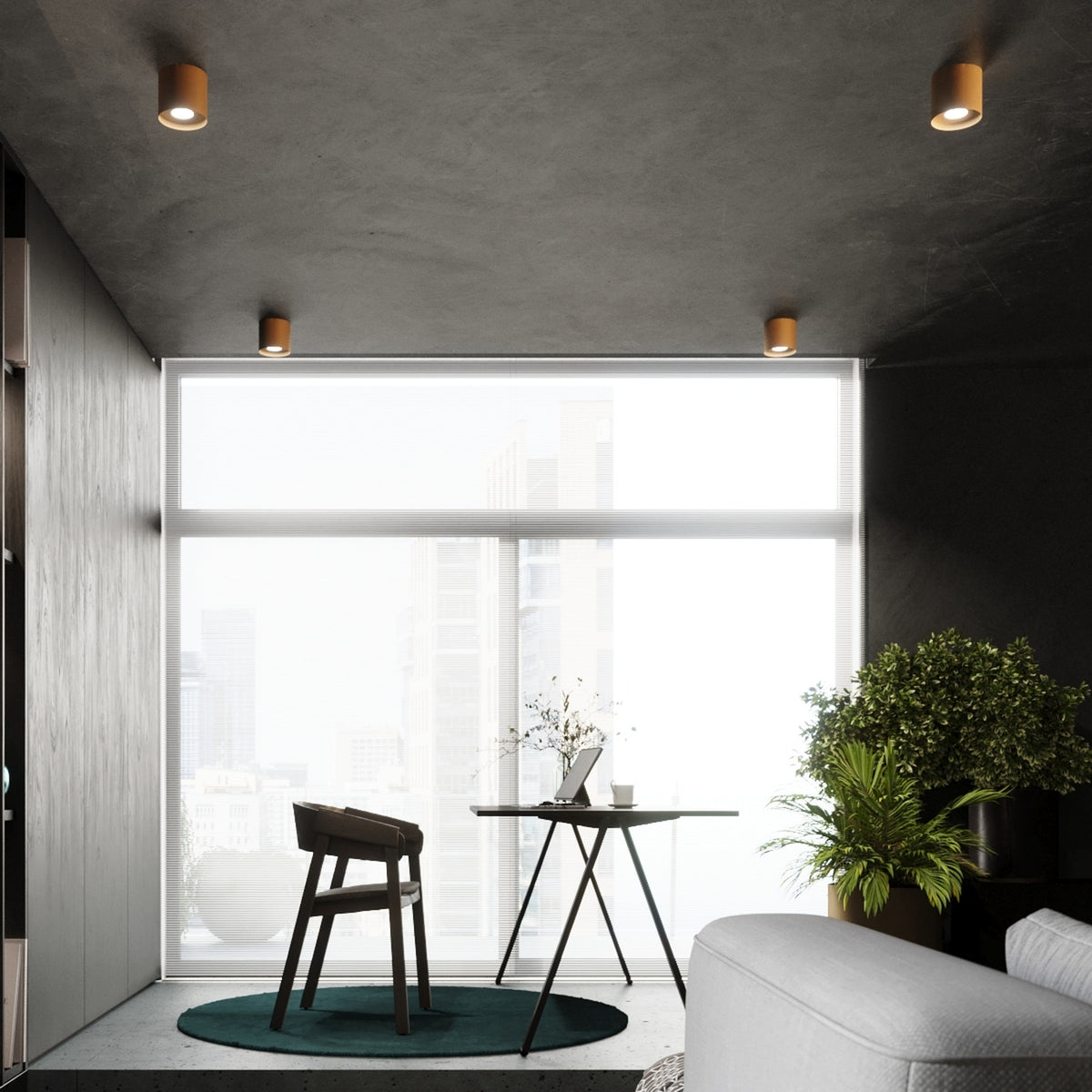 Ceiling lamp MIKA gold