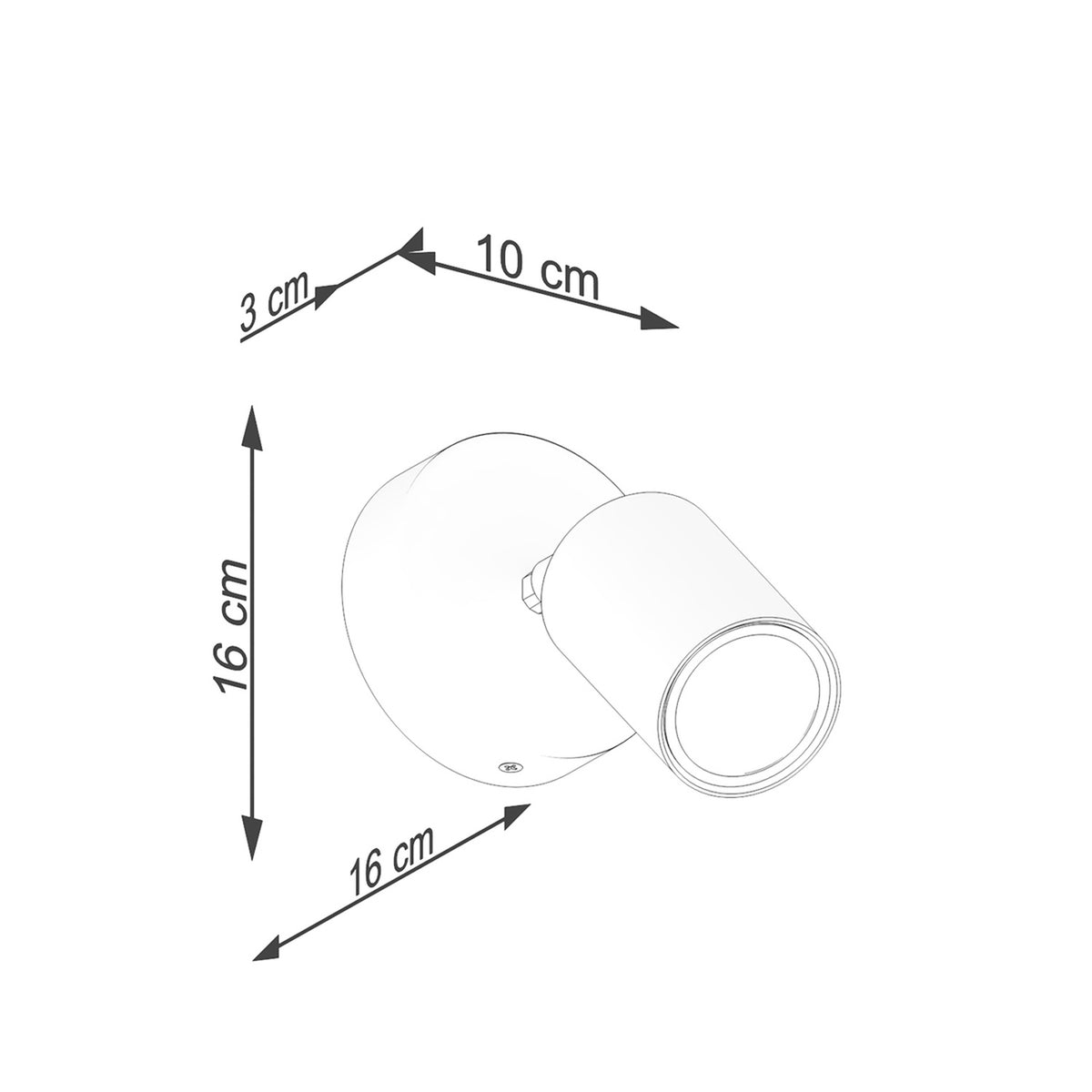 Wall lamp VERDO white