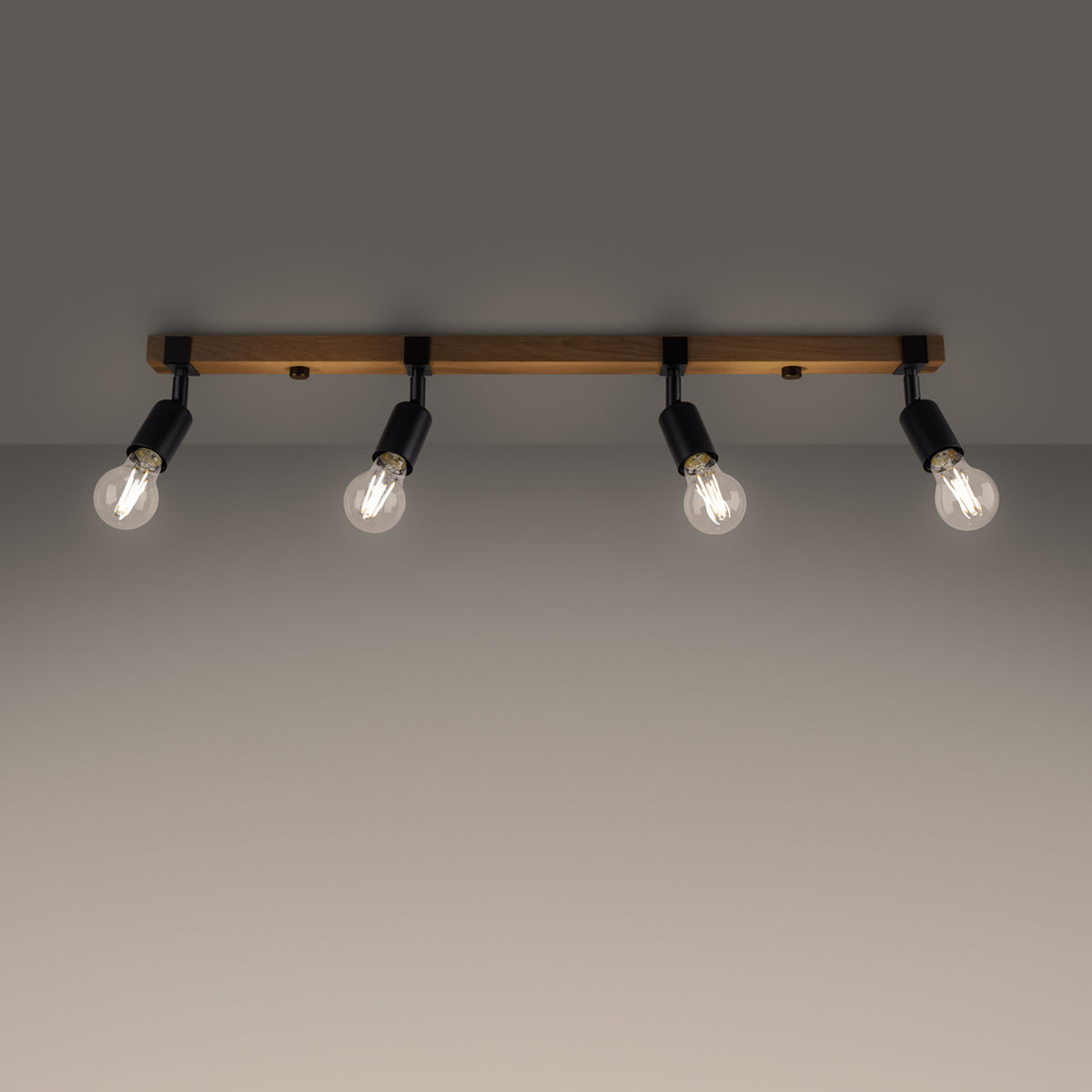 Ceiling lamp ZUCA 4 black