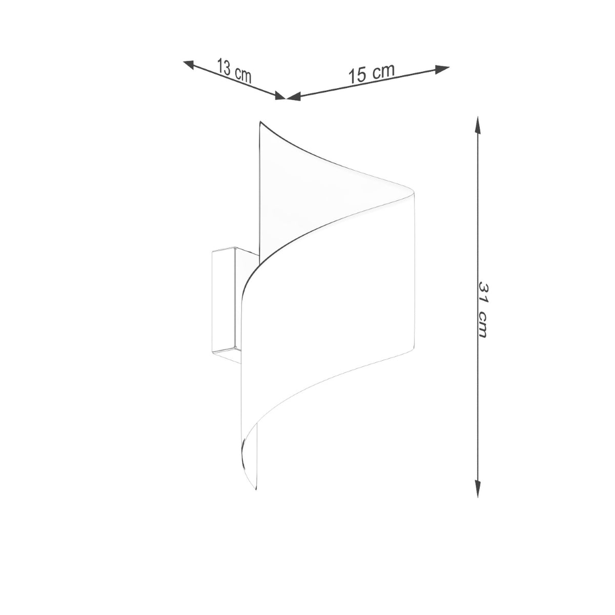 Wall lamp TALASSA white