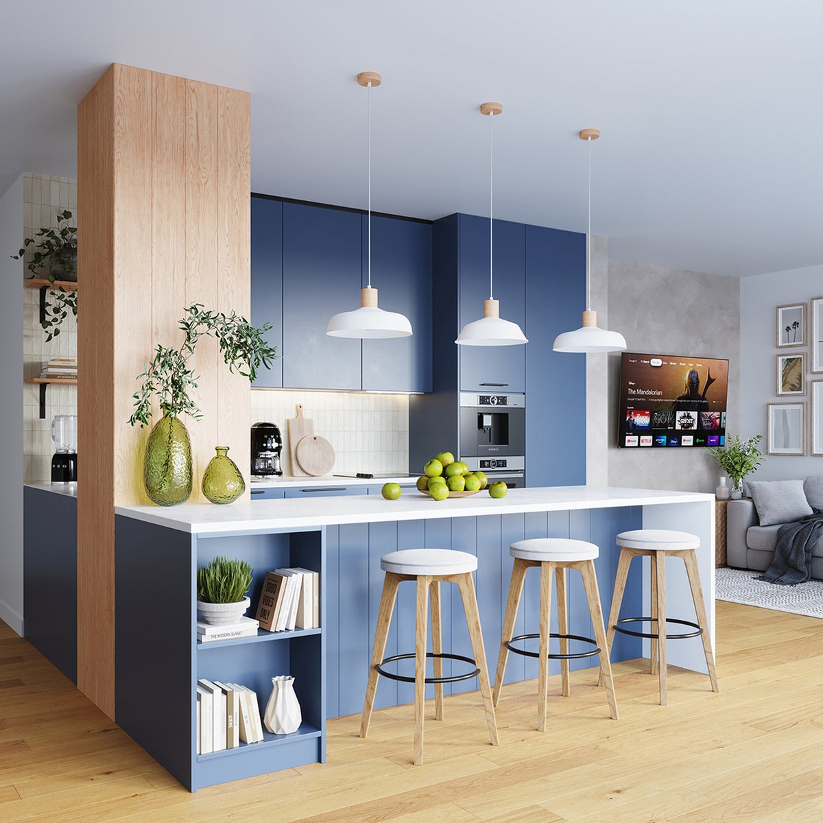 Pendant lamp FANO white