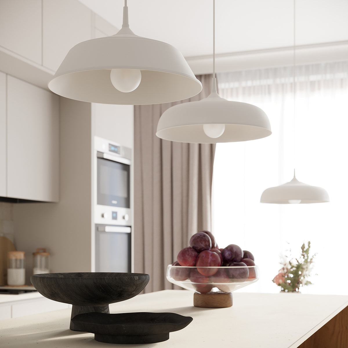 Pendant lamp FRIKA white