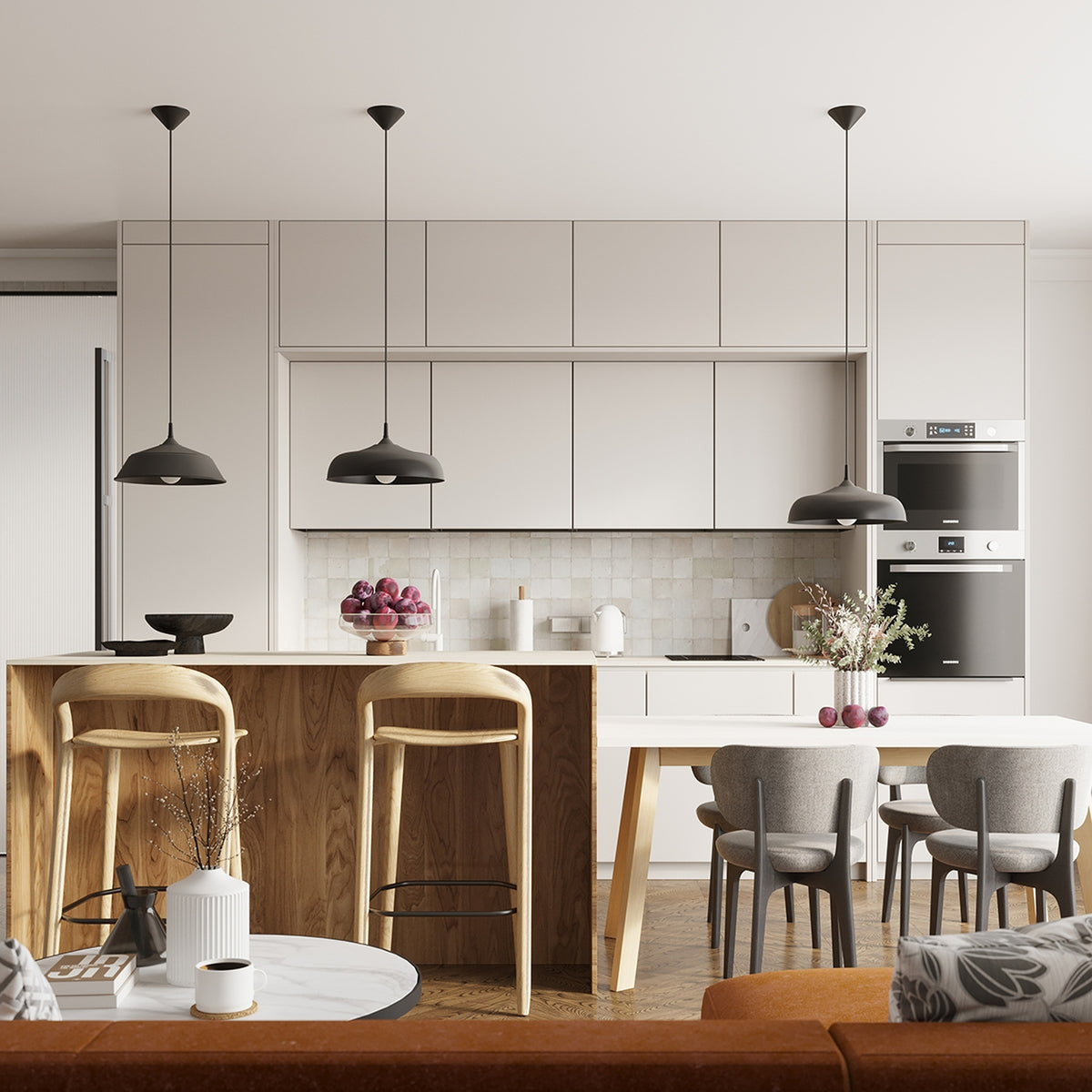 Pendant lamp FRIKA black