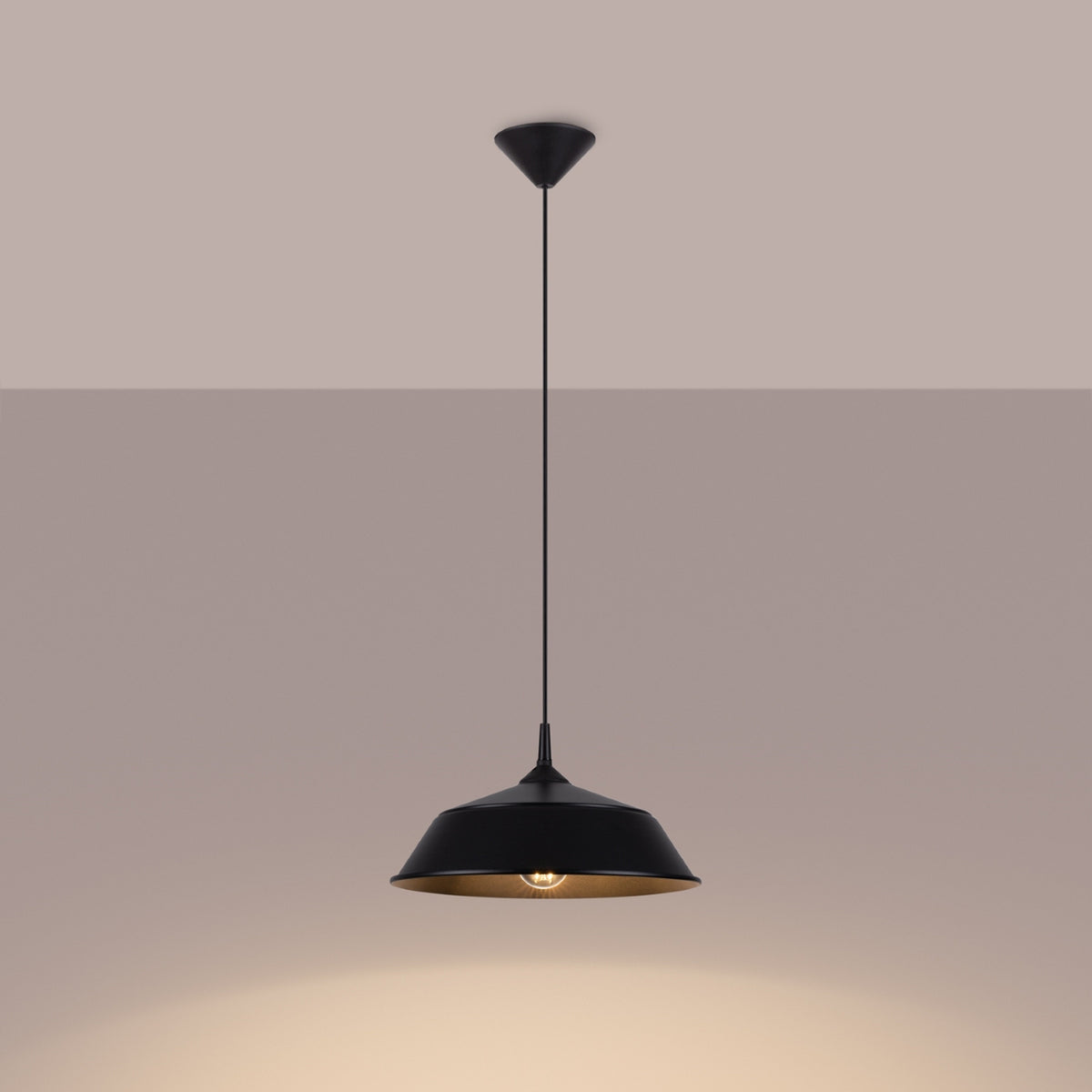 Pendant lamp FRIKA black