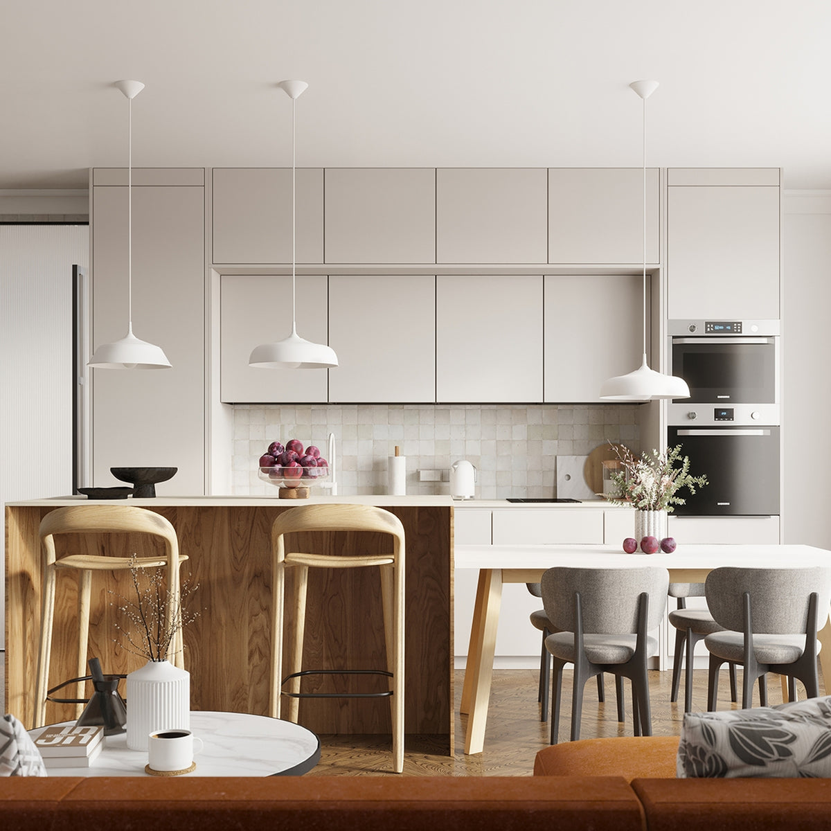 Pendant lamp GINA white