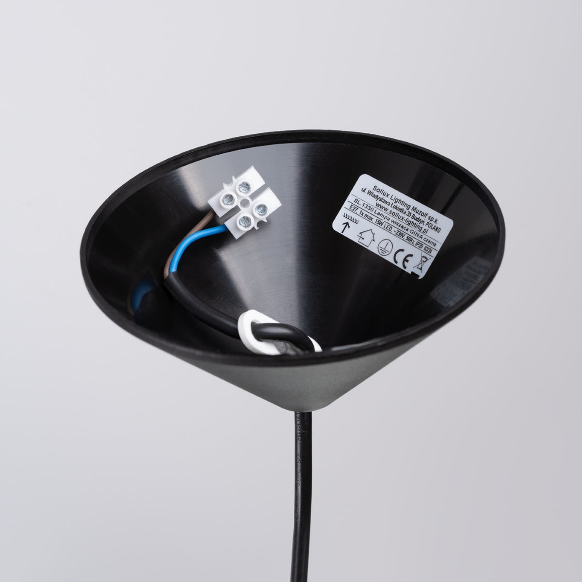 Pendant lamp GINA black