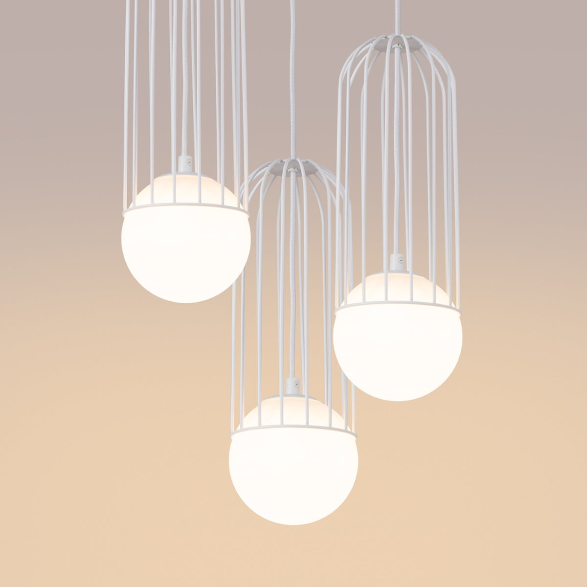 Pendant lamp BRINA 3P white