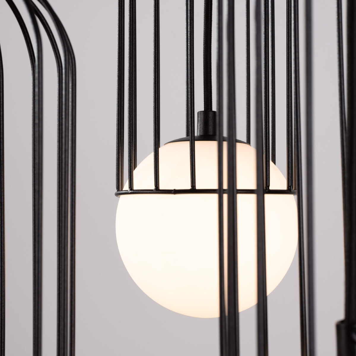 Pendant lamp BRINA 3P black