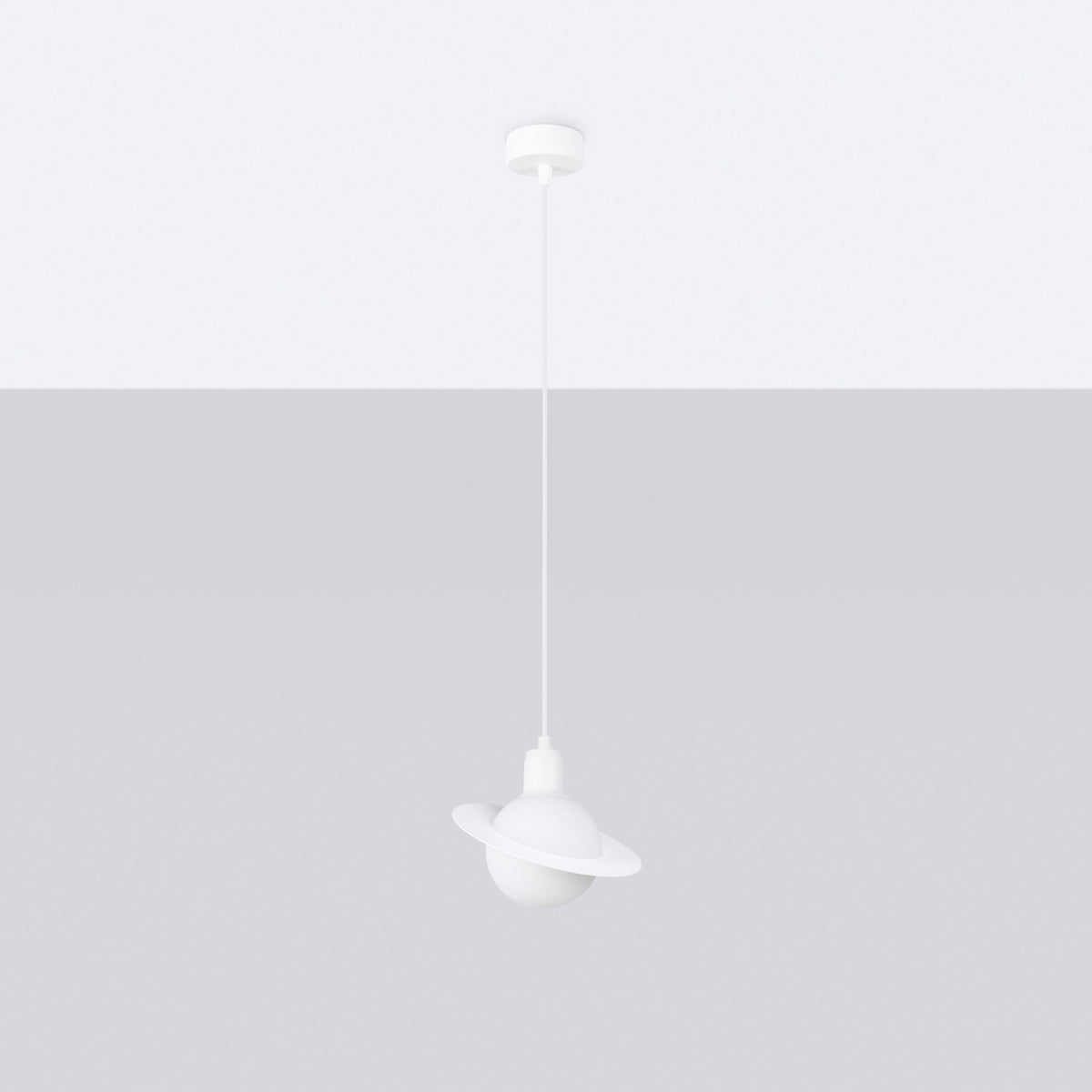 Pendant lamp HYPERION 1 white