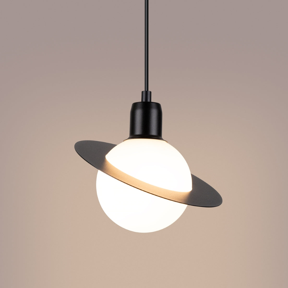 Pendant lamp HYPERION 1 black