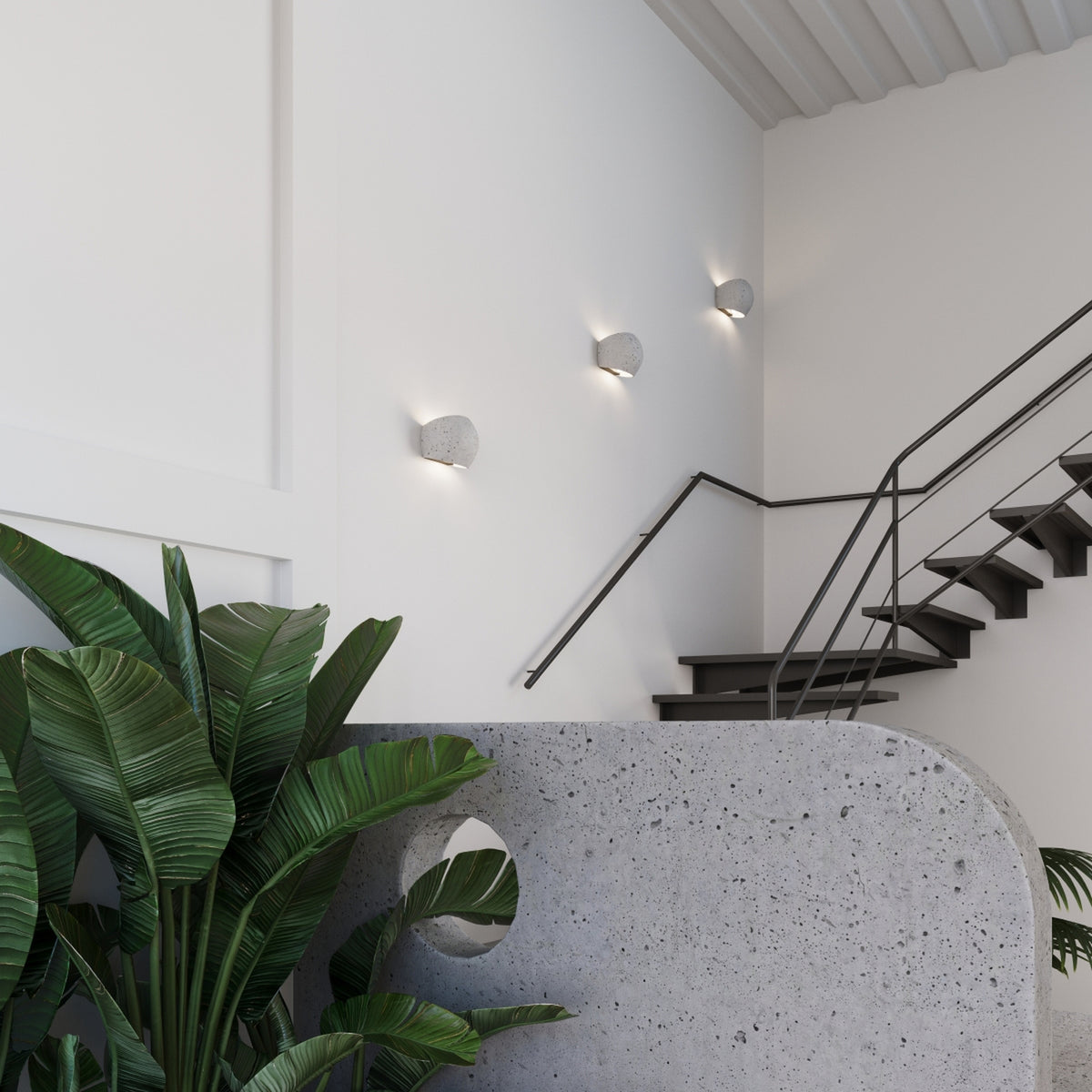 Wall lamp GLOBE concrete
