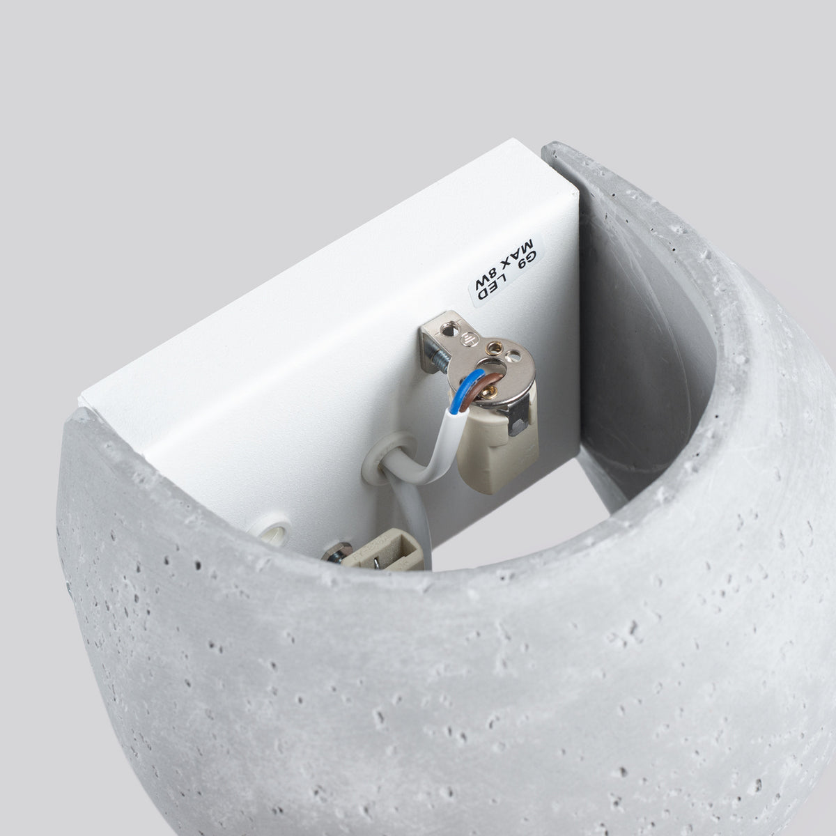 Wall lamp GLOBE concrete