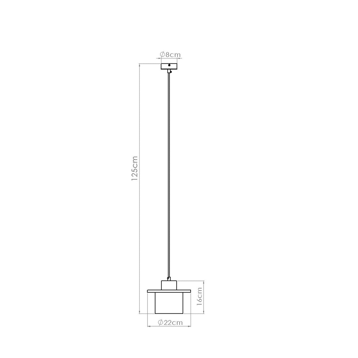Pendant lamp MAB concrete