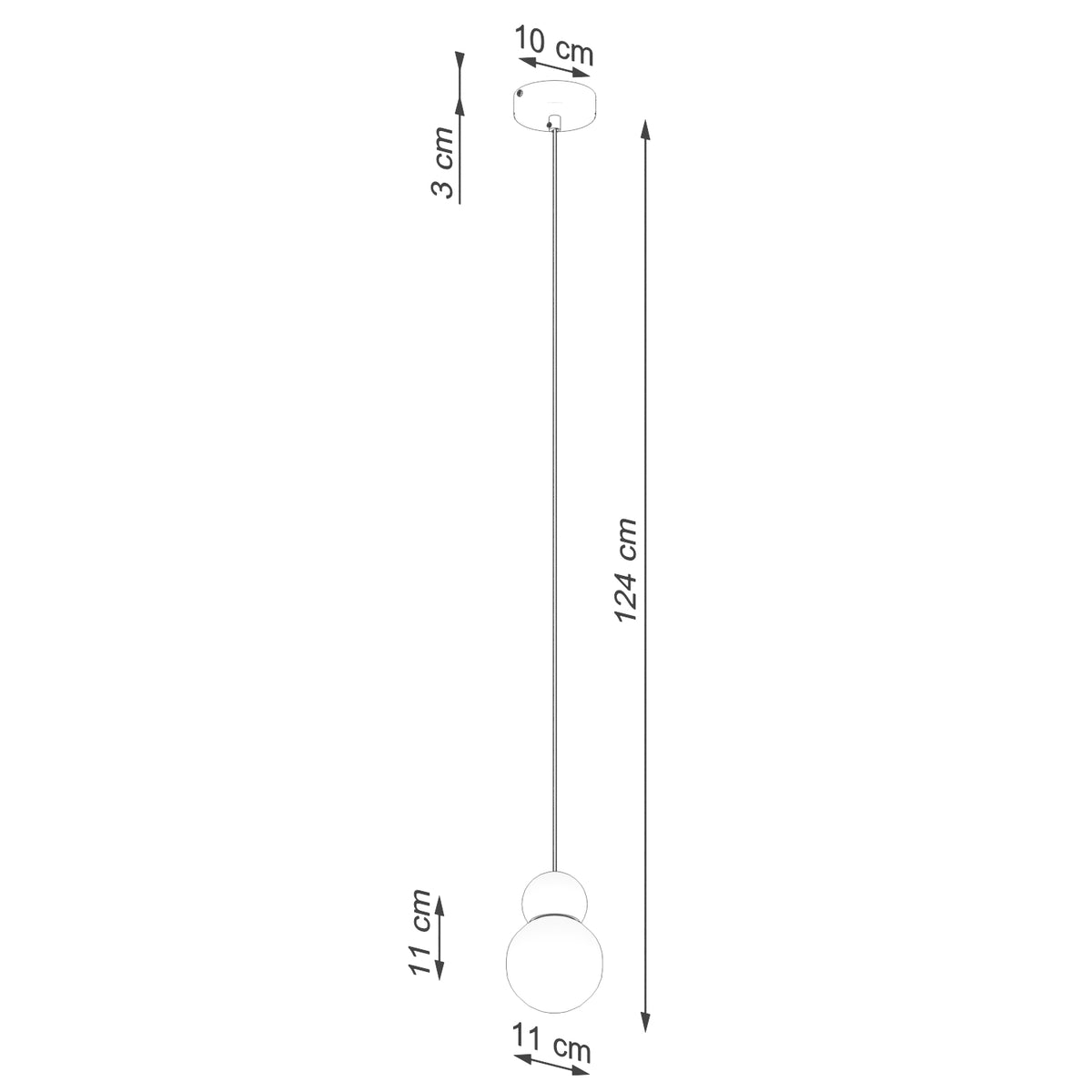 Pendant lamp PEKKA 1 white/natural wood