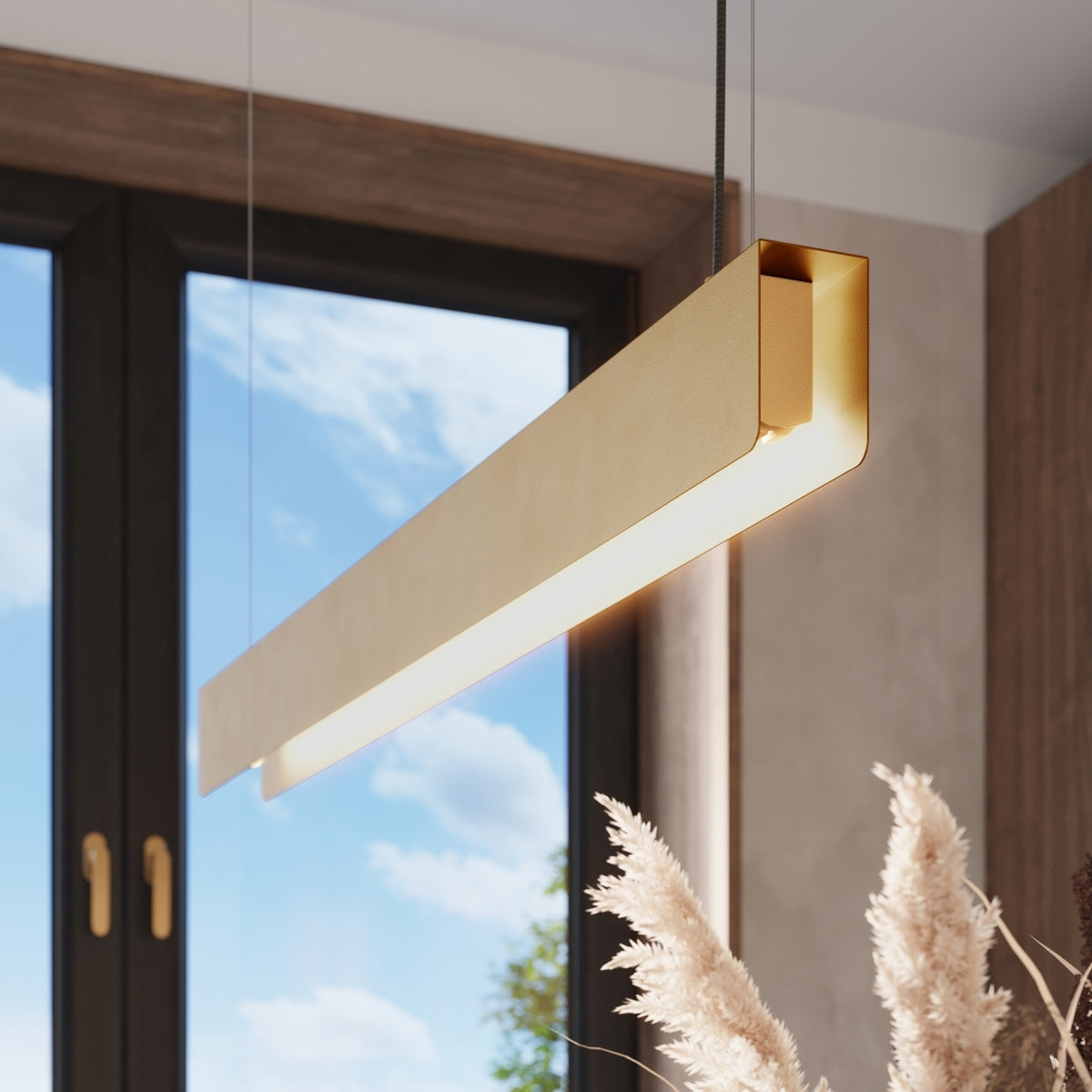 Pendant lamp SPARK gold