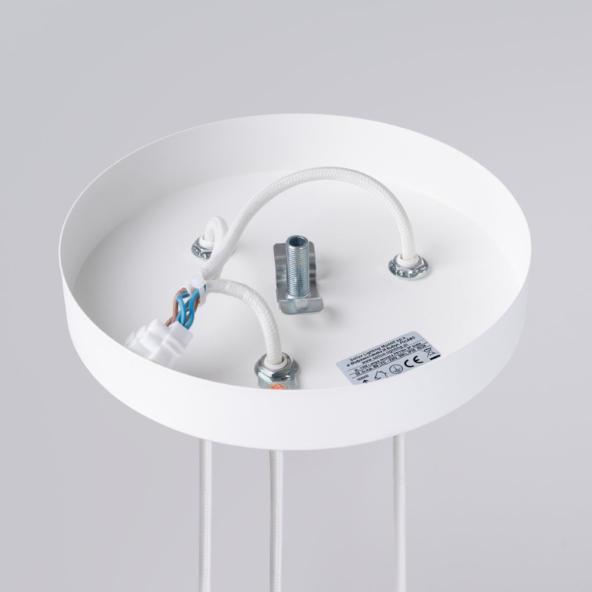 Pendant lamp PRYSM 3P white