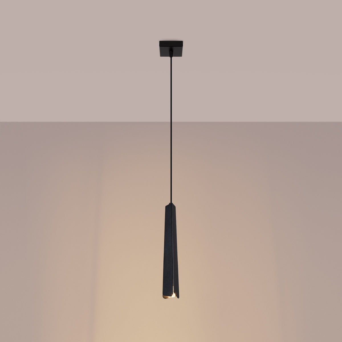 Pendant lamp PRYSM 1 black