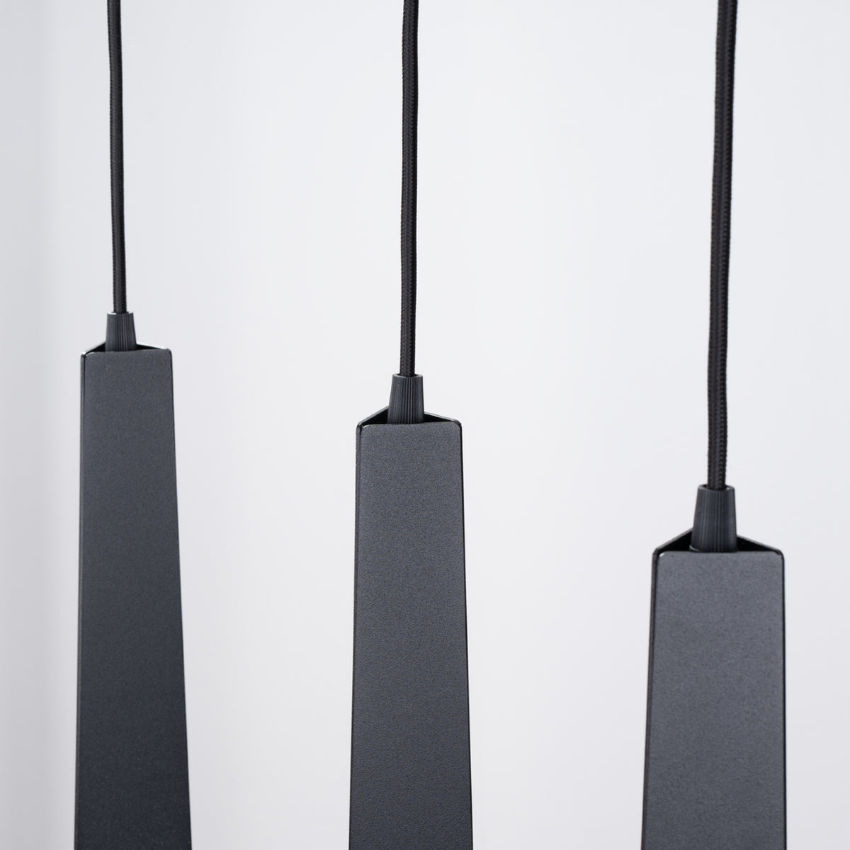 Pendant lamp PRYSM 3L black