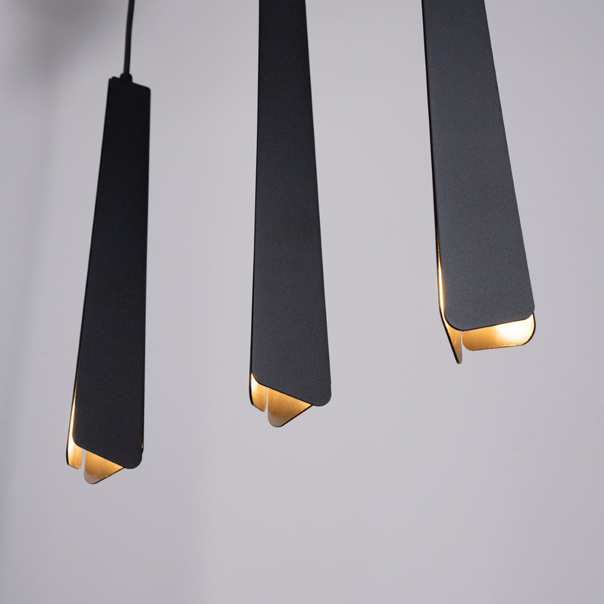 Pendant lamp PRYSM 3L black