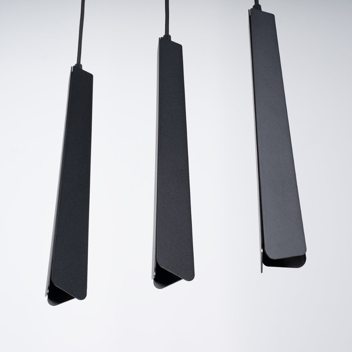 Pendant lamp PRYSM 3L black