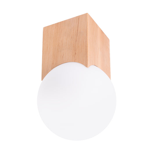 Ceiling lamp SOLIS natural wood