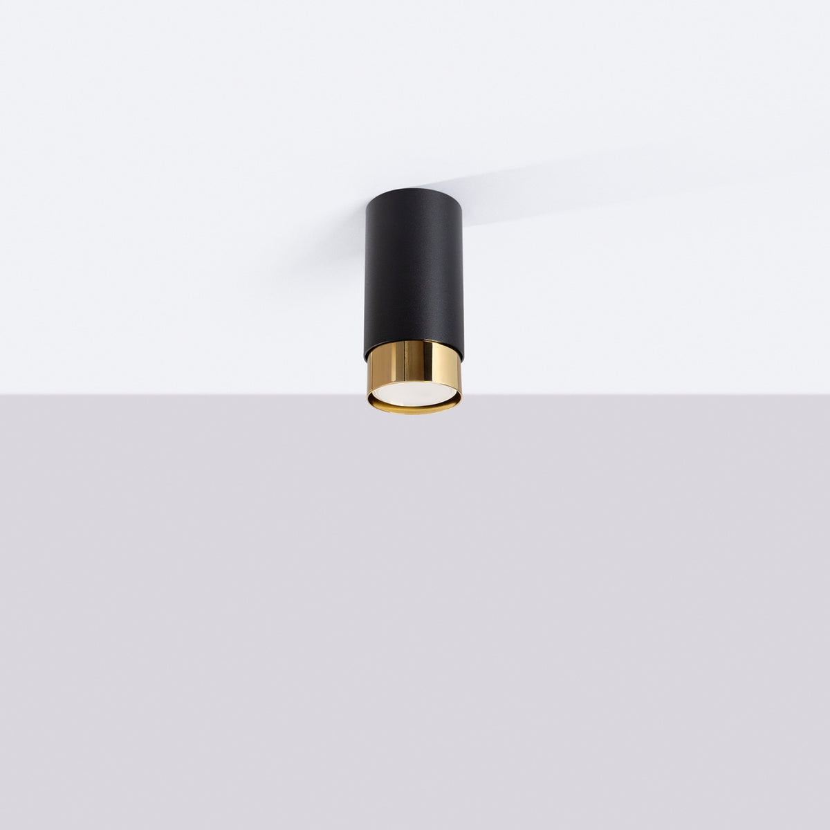 Ceiling lamp NERO 12,5 black/gold