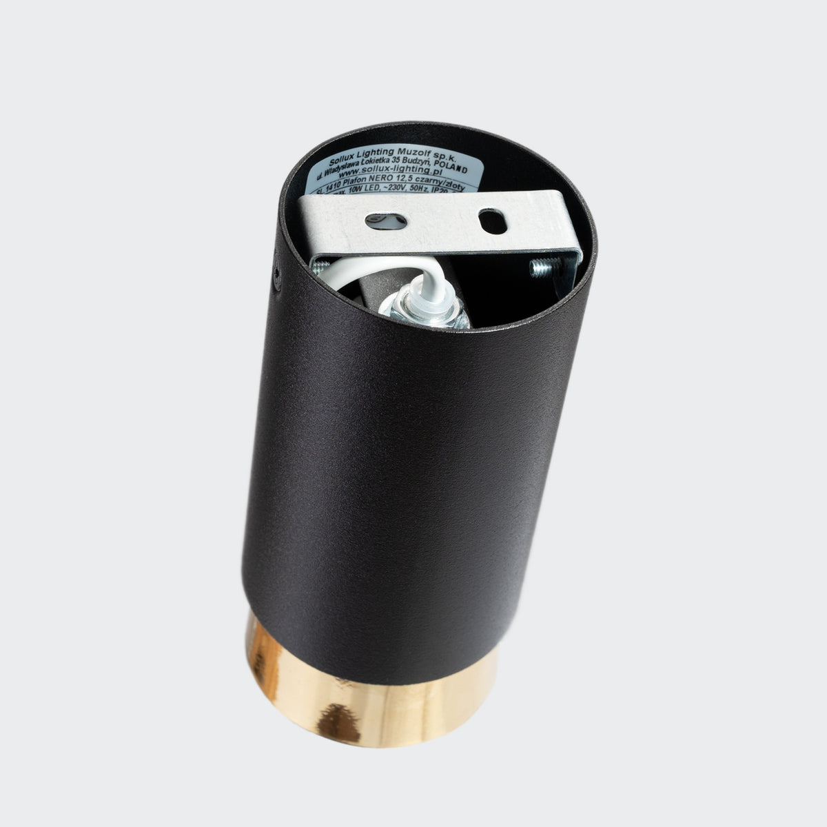 Ceiling lamp NERO 12,5 black/gold