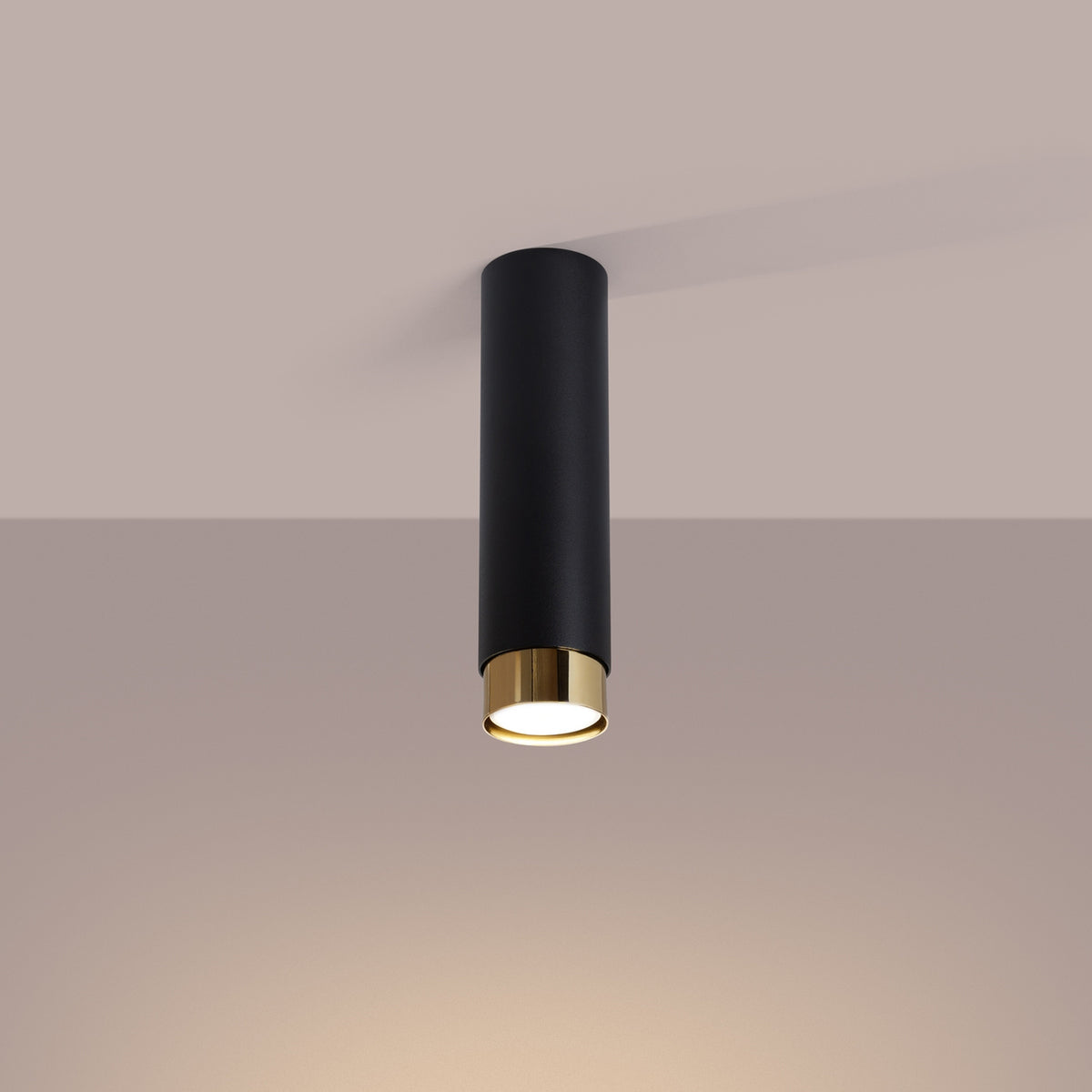 Ceiling lamp NERO 22,5 black/gold