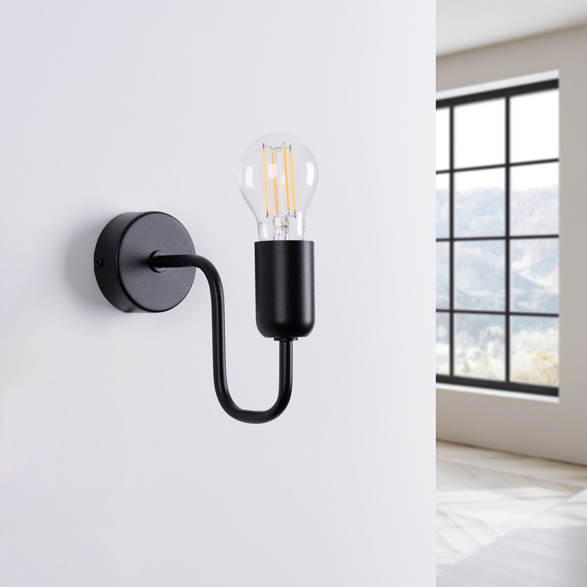 Wall lamp VECTOR black