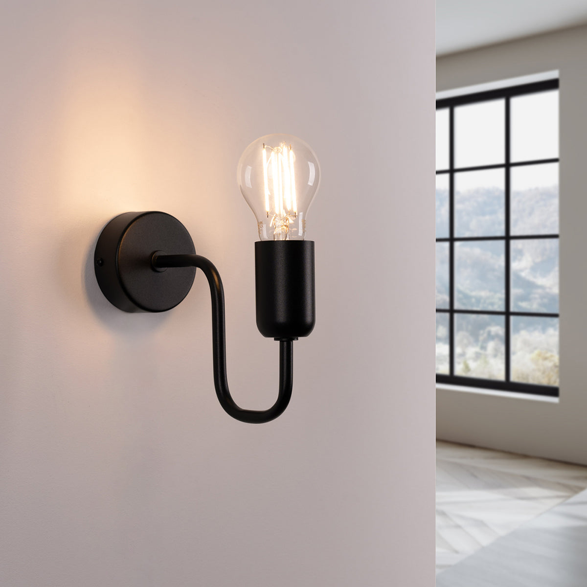 Wall lamp VECTOR black