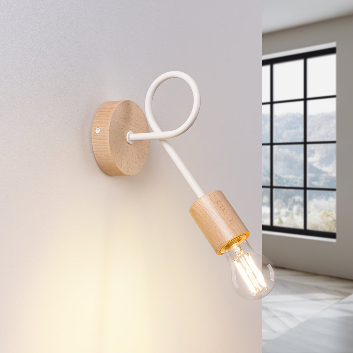 Wall lamp EMBER white