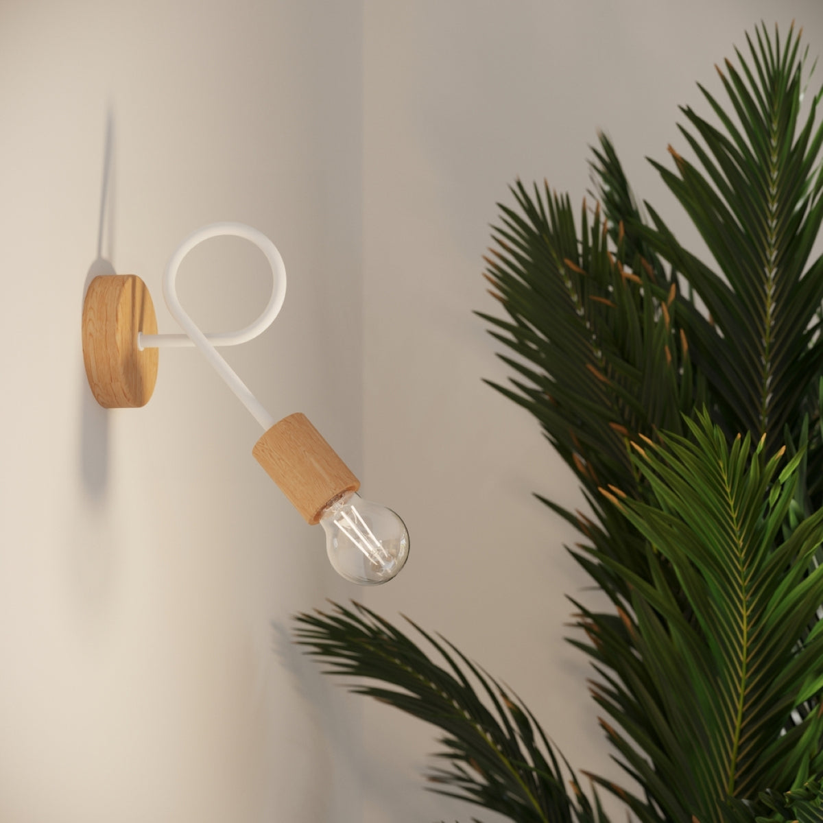 Chandelier EMBER 5 white