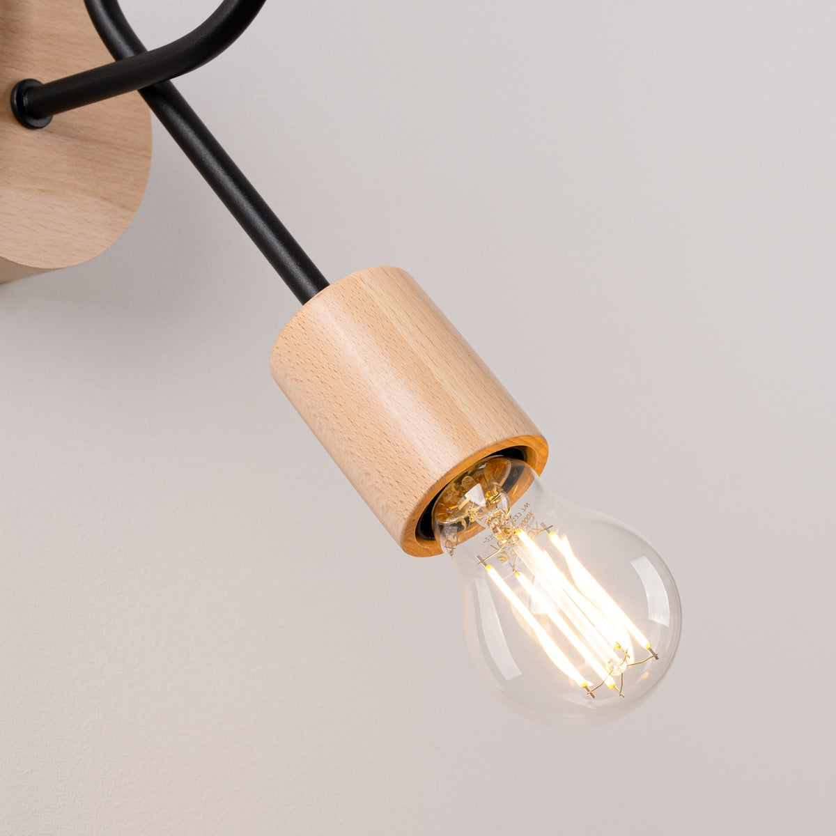 Wall lamp EMBER schwarz