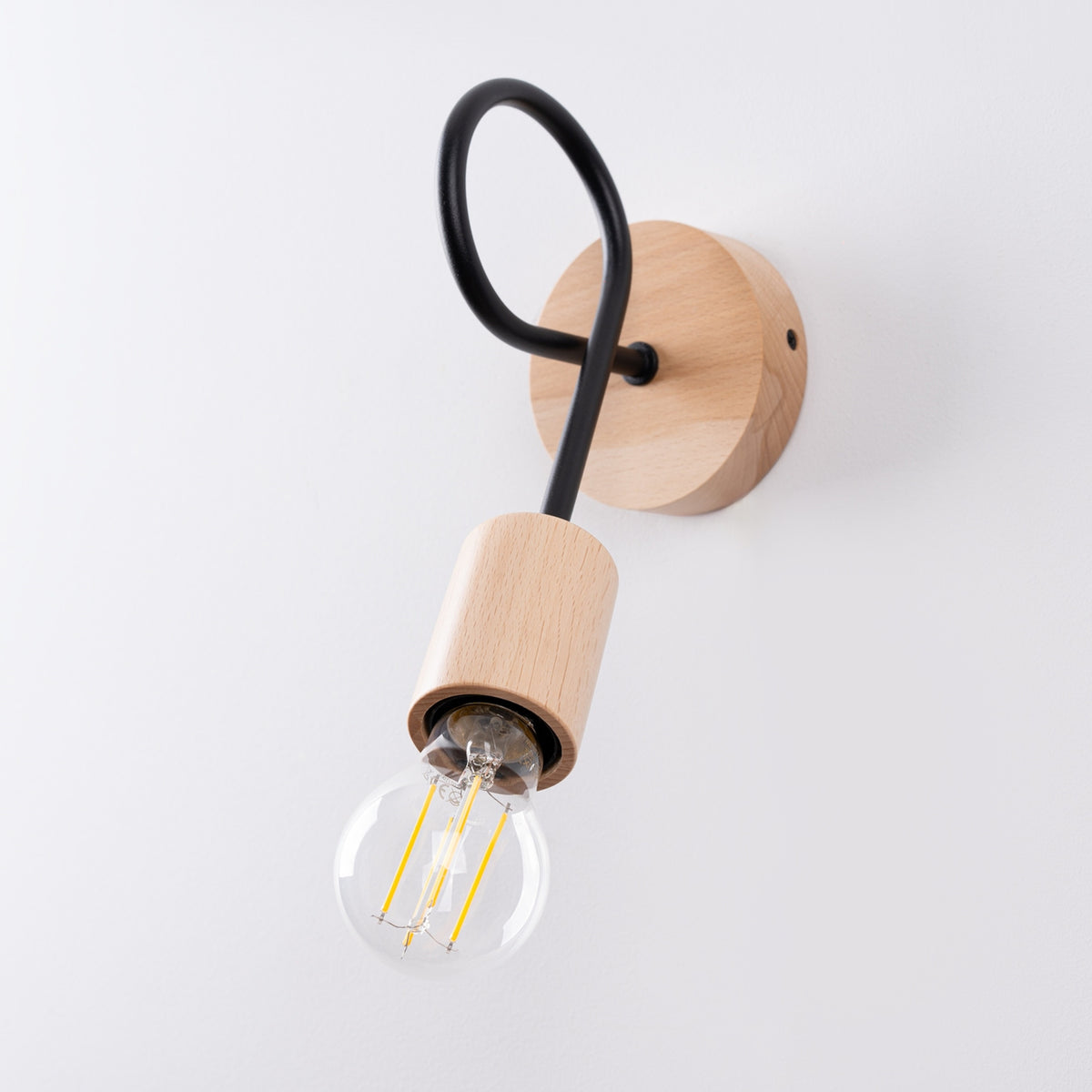 Wall lamp EMBER schwarz